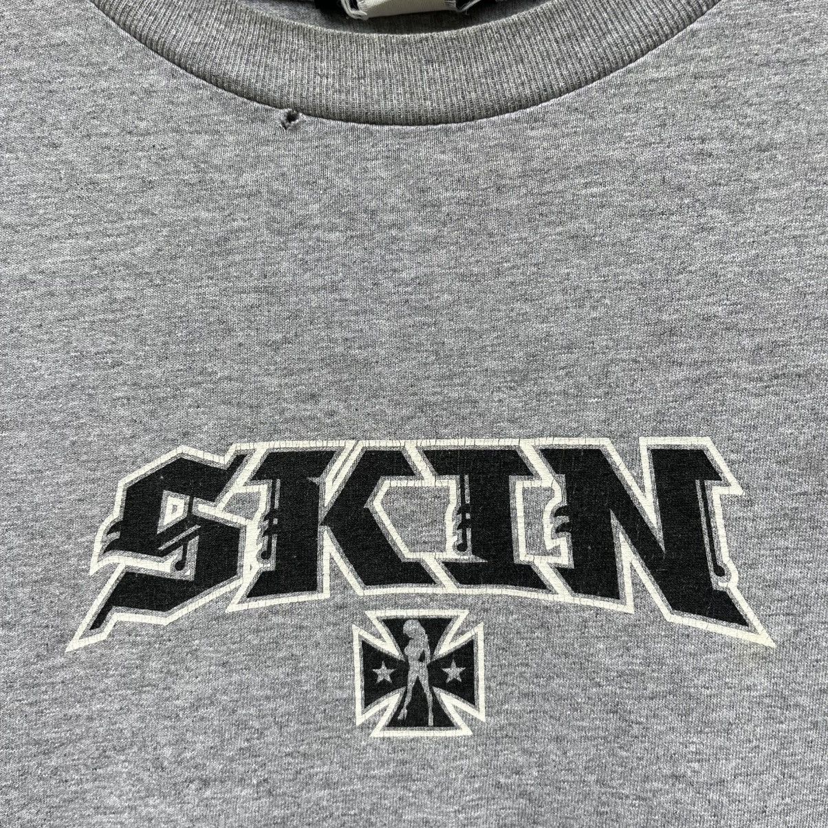 Hook-Ups Thrashed Vintage Skin Industries Skateboard Brand Tee Size US M / EU 48-50 / 2 - 7 Thumbnail