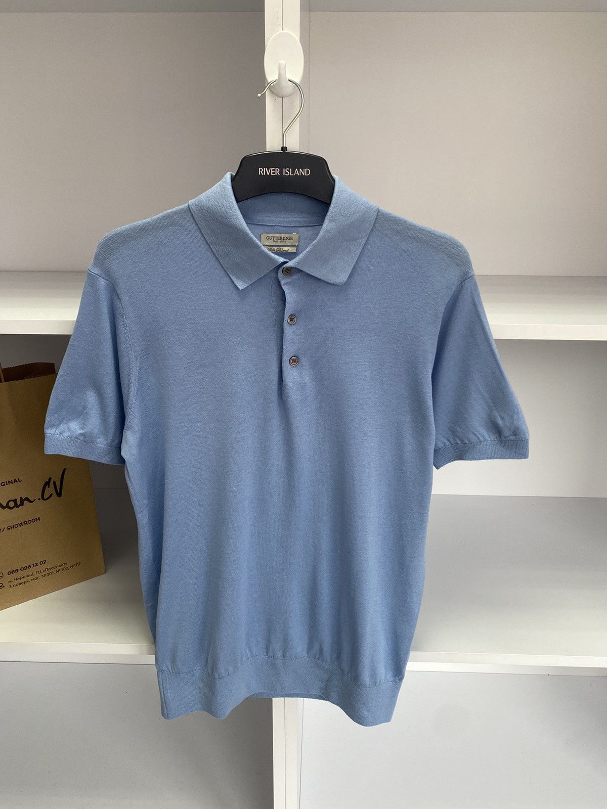 Designer × Vintage Vintage Gutteridge cotton and silk Polo shirt Size US M / EU 48-50 / 2 - 5 Thumbnail