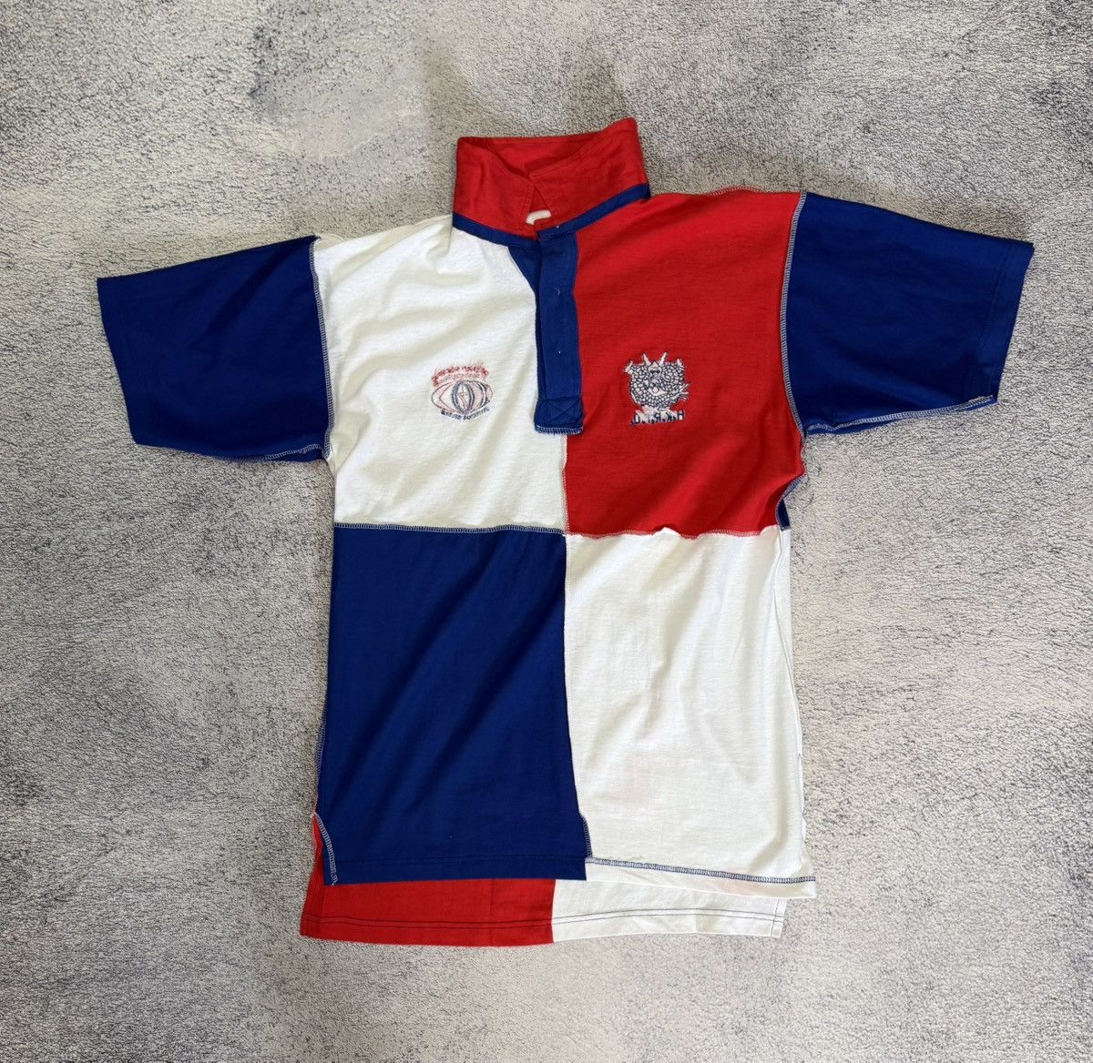 Vintage Vintage Hong Kong Rugby Sevens 1991 Jersey Polo HKRFU Shirt Size US L / EU 52-54 / 3 - 12 Thumbnail