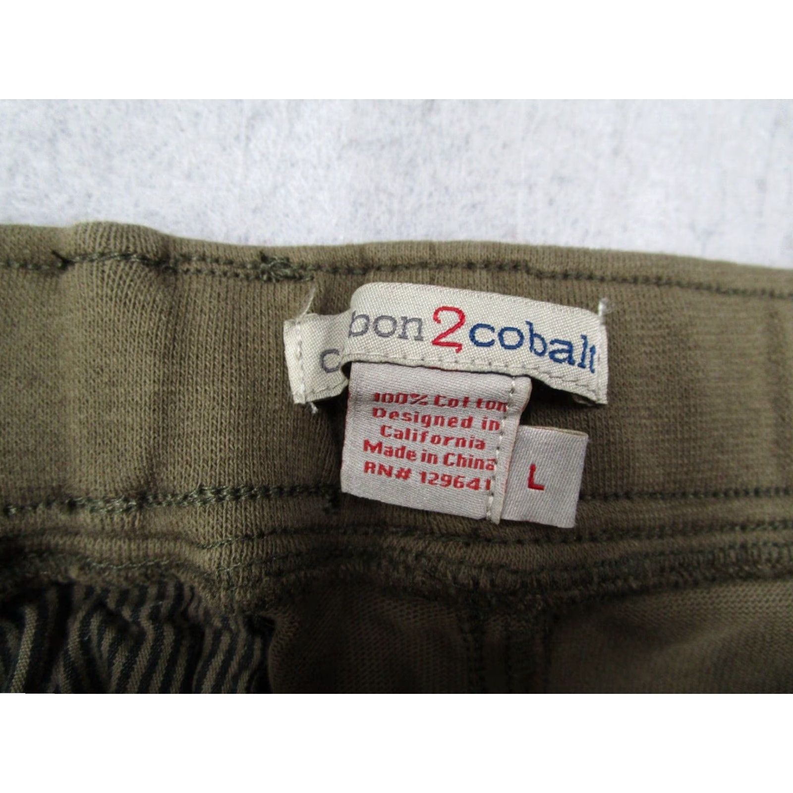 Carbon2Cobalt Carbon 2 Cobalt Pants Mens Large Green Cargo 36x28 Work Travel Utility Hike Size US 33 - 3 Thumbnail