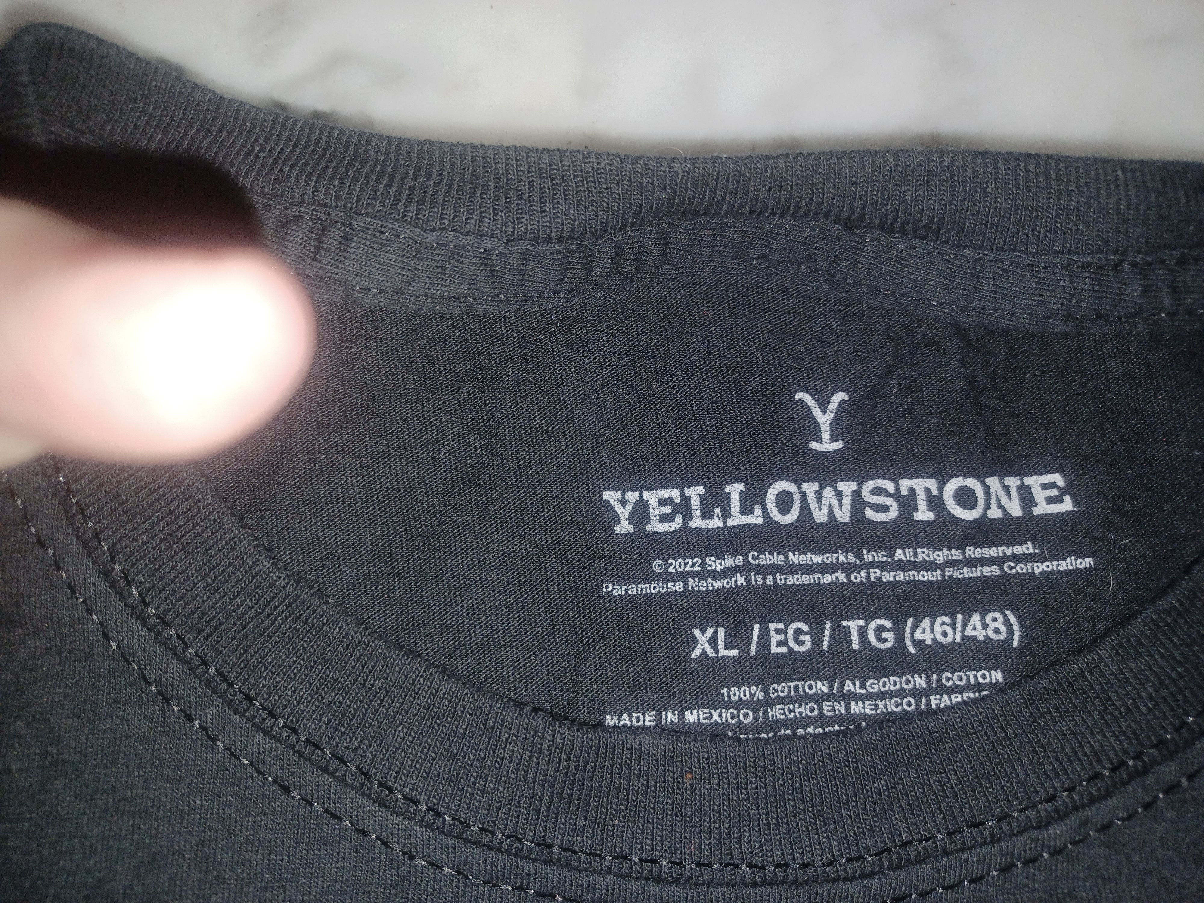 Other Yellowstone Men's Tee XL Black Short Sleeve Size US XL / EU 56 / 4 - 3 Thumbnail