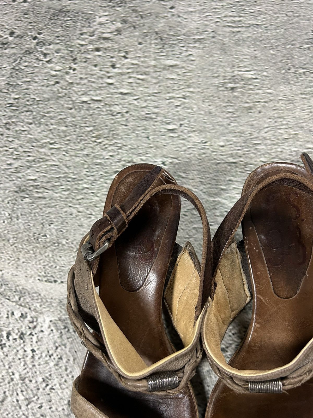 A.S.98 Airstep A.S.98 sandals leather shoes boots cowboy Size US 9 / IT 39 - 3 Thumbnail