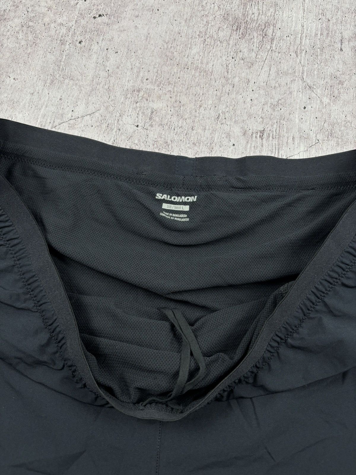 Salomon Salomon black short size L Size US 34 / EU 50 - 2 Thumbnail