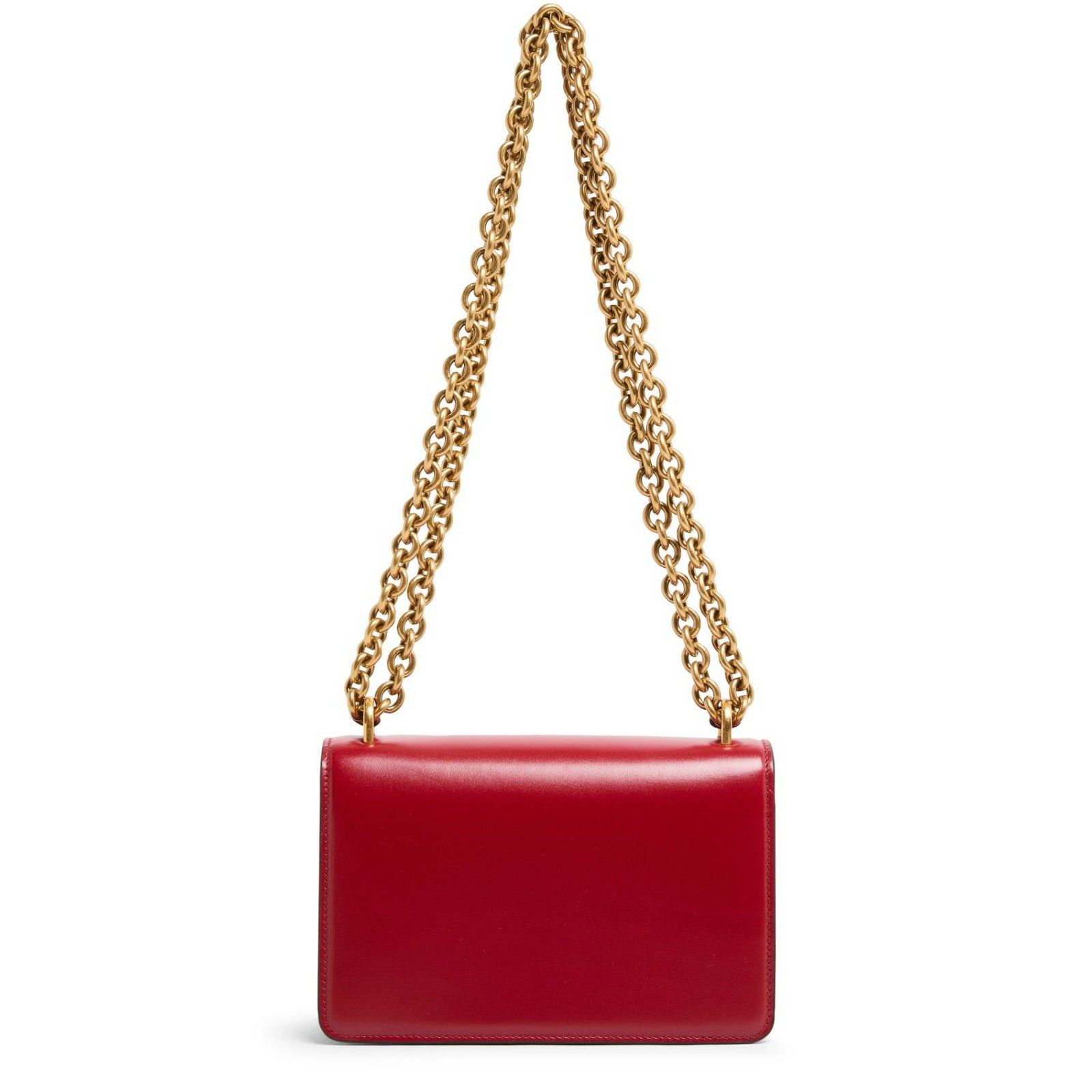 Valentino VALENTINO GARAVANI Vain Small $4100 Red Shiny Leather Should Size ONE SIZE - 3 Thumbnail