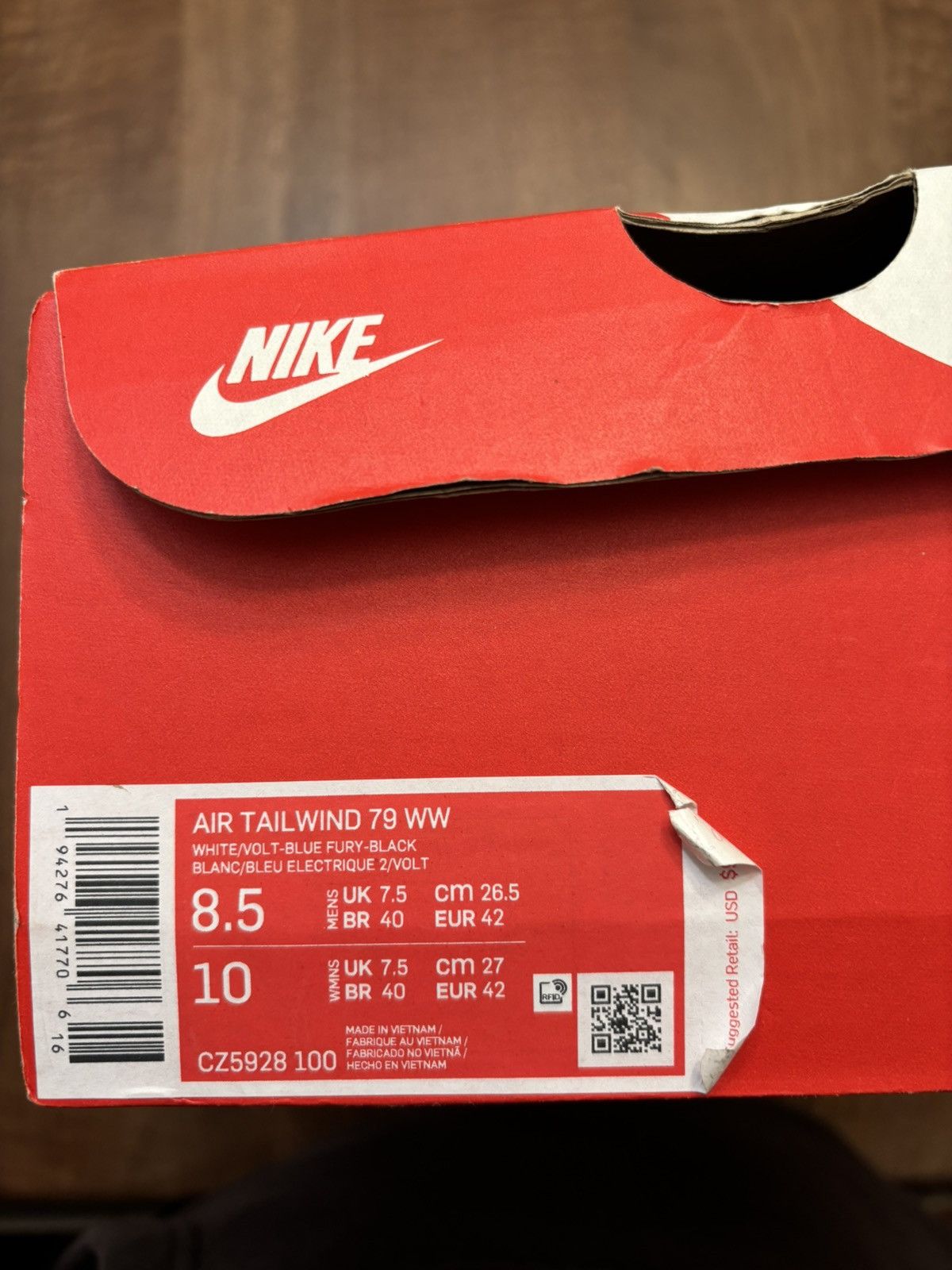 Nike Air Tailwind 79 'Worldwide Pack' Size US 8.5 / EU 41-42 - 8 Thumbnail