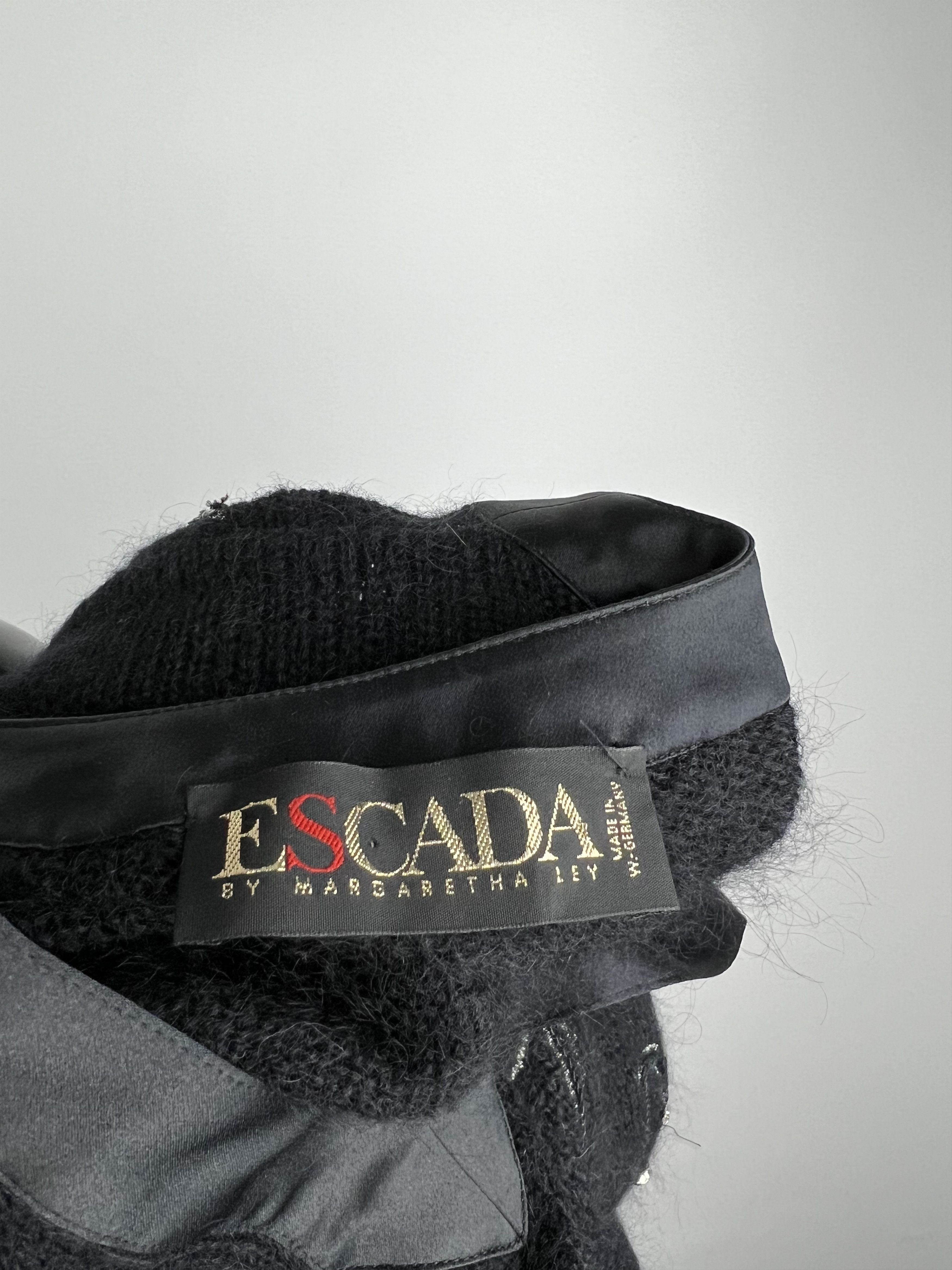 Escada × Vintage Rare VTG Escada by Margaretha Ley Sequins Mohair Sweater 38 Size M / US 6-8 / IT 42-44 - 5 Thumbnail