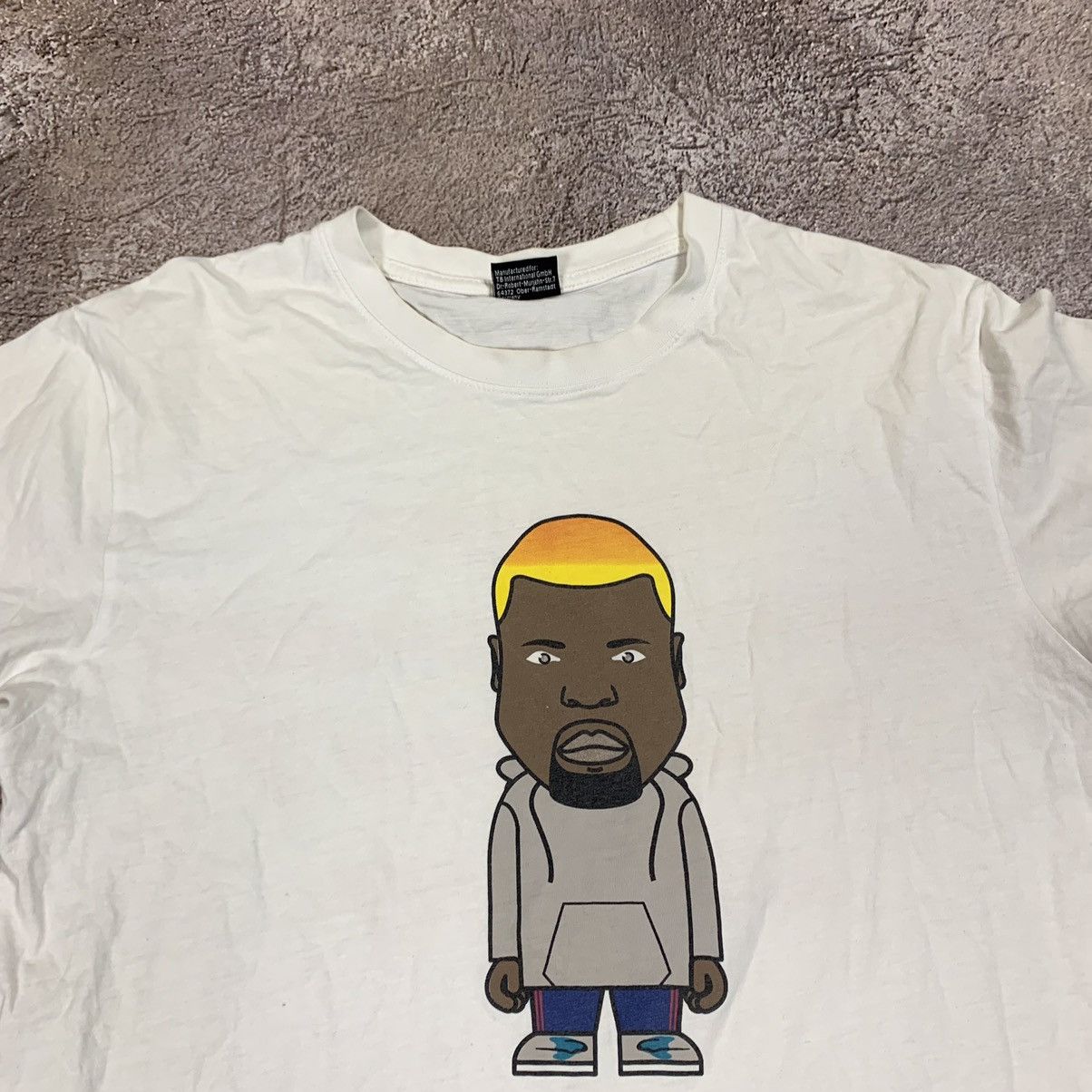 Vintage Y2K Kanye West Graphic Tee Streetwear Cream Vintage Slim M Size US M / EU 48-50 / 2 - 4 Thumbnail
