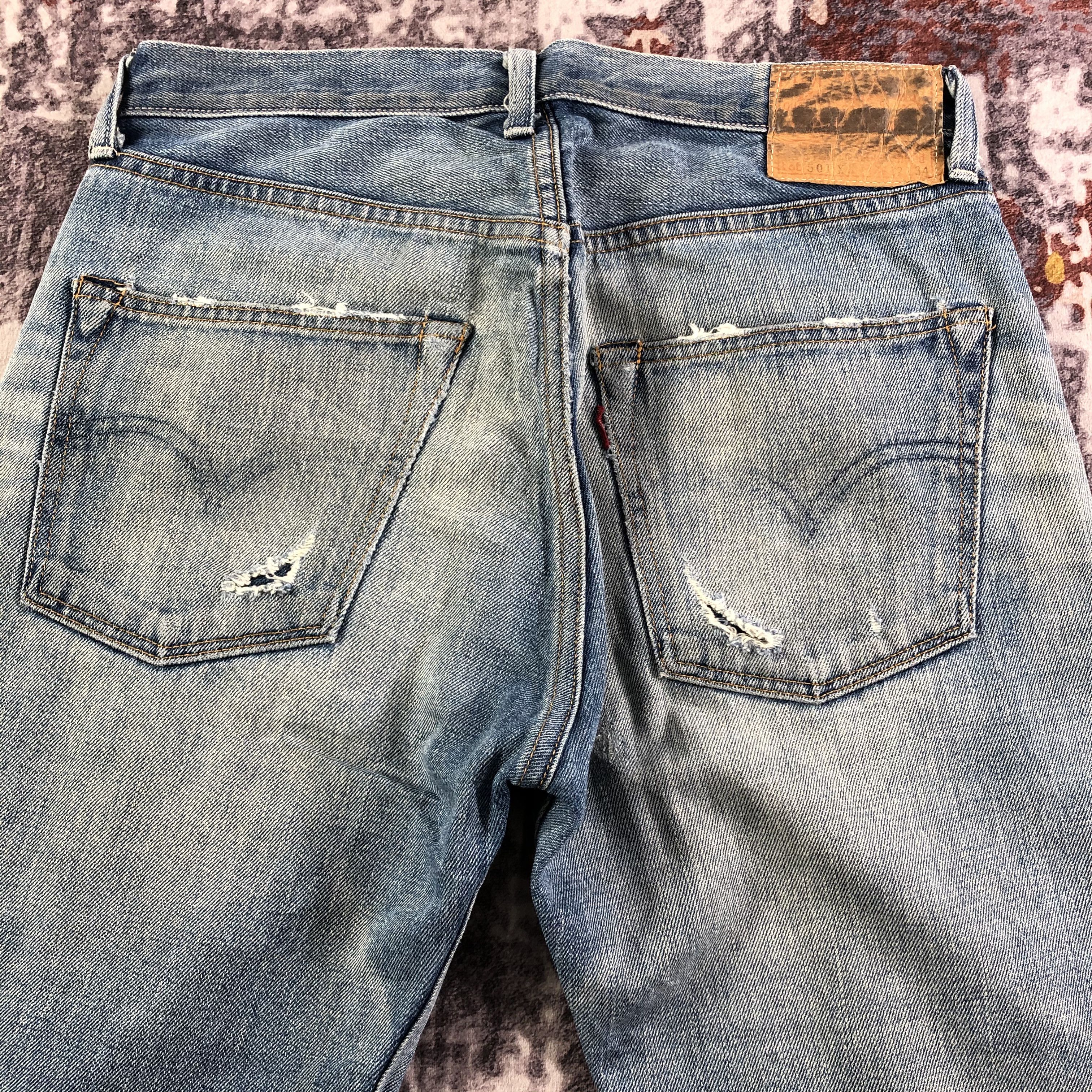 Levi's × Levi's Vintage Clothing × Vintage Vintage Big E Levis 501 Redline Jeans Pants-JM3192 Size US 31 - 4 Thumbnail