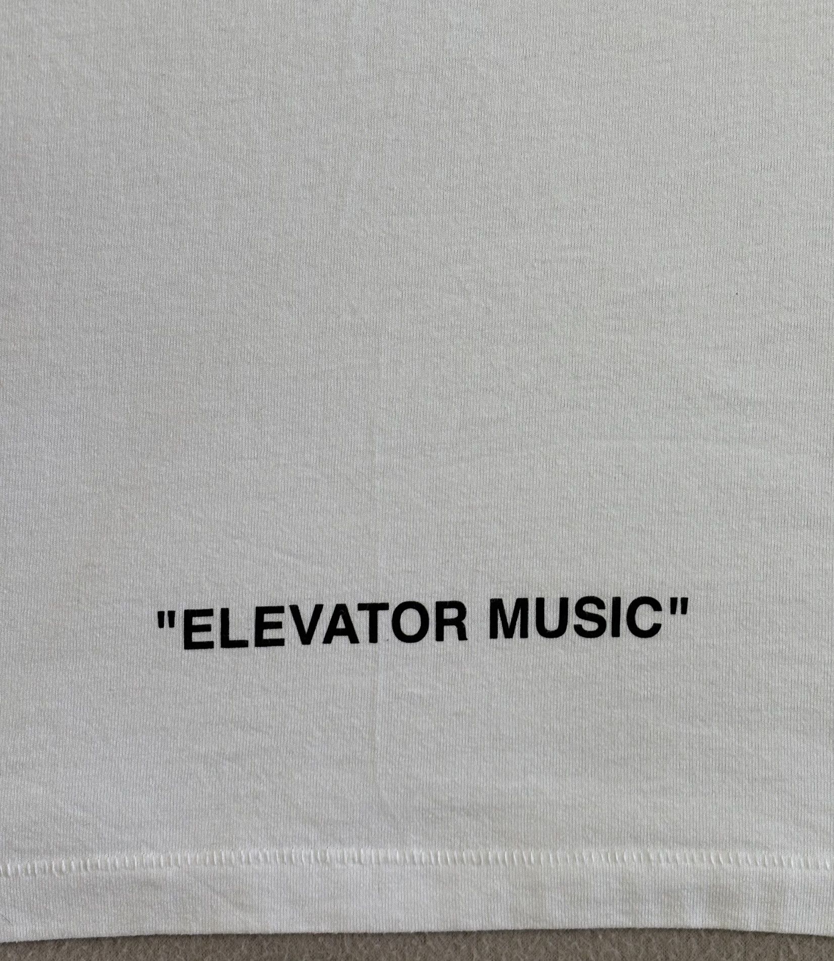 Off-White Off-White "Elevator Music" T-shirt Medium Size US M / EU 48-50 / 2 - 14 Thumbnail