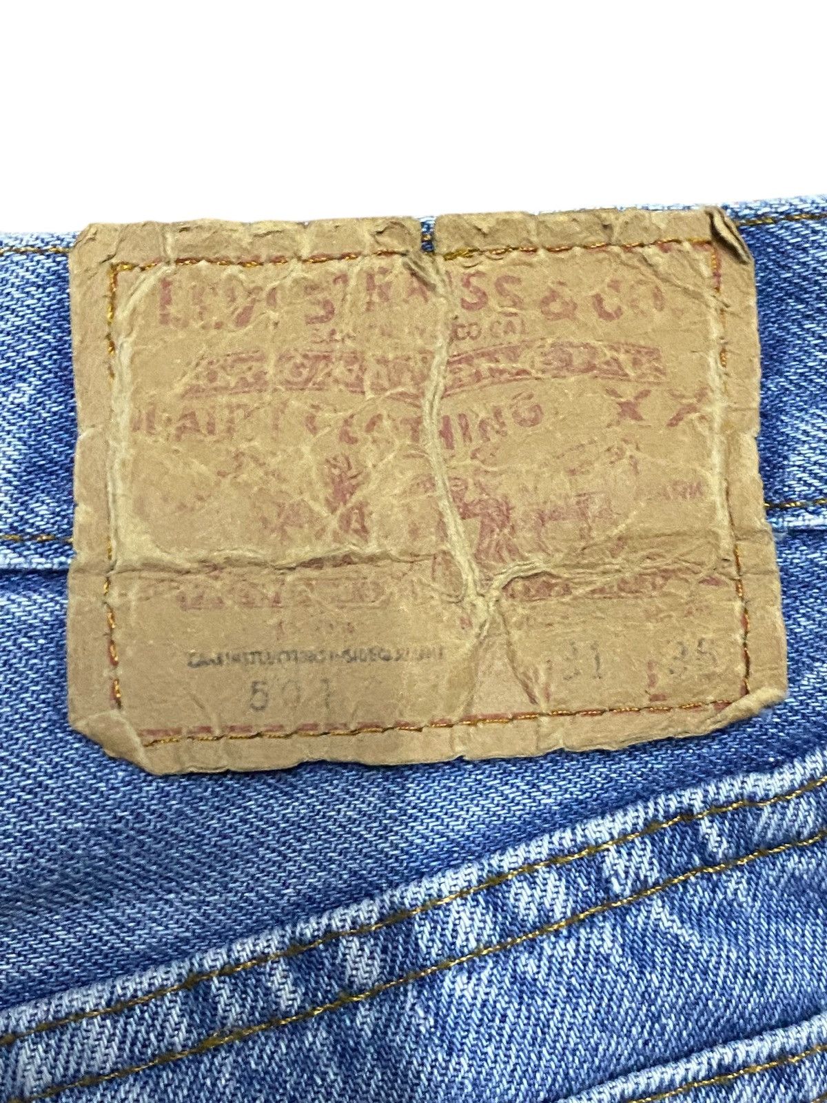 Levi's Vintage Levis 501 80s Blue Wash Loose Jeans Size US 29 - 15 Thumbnail
