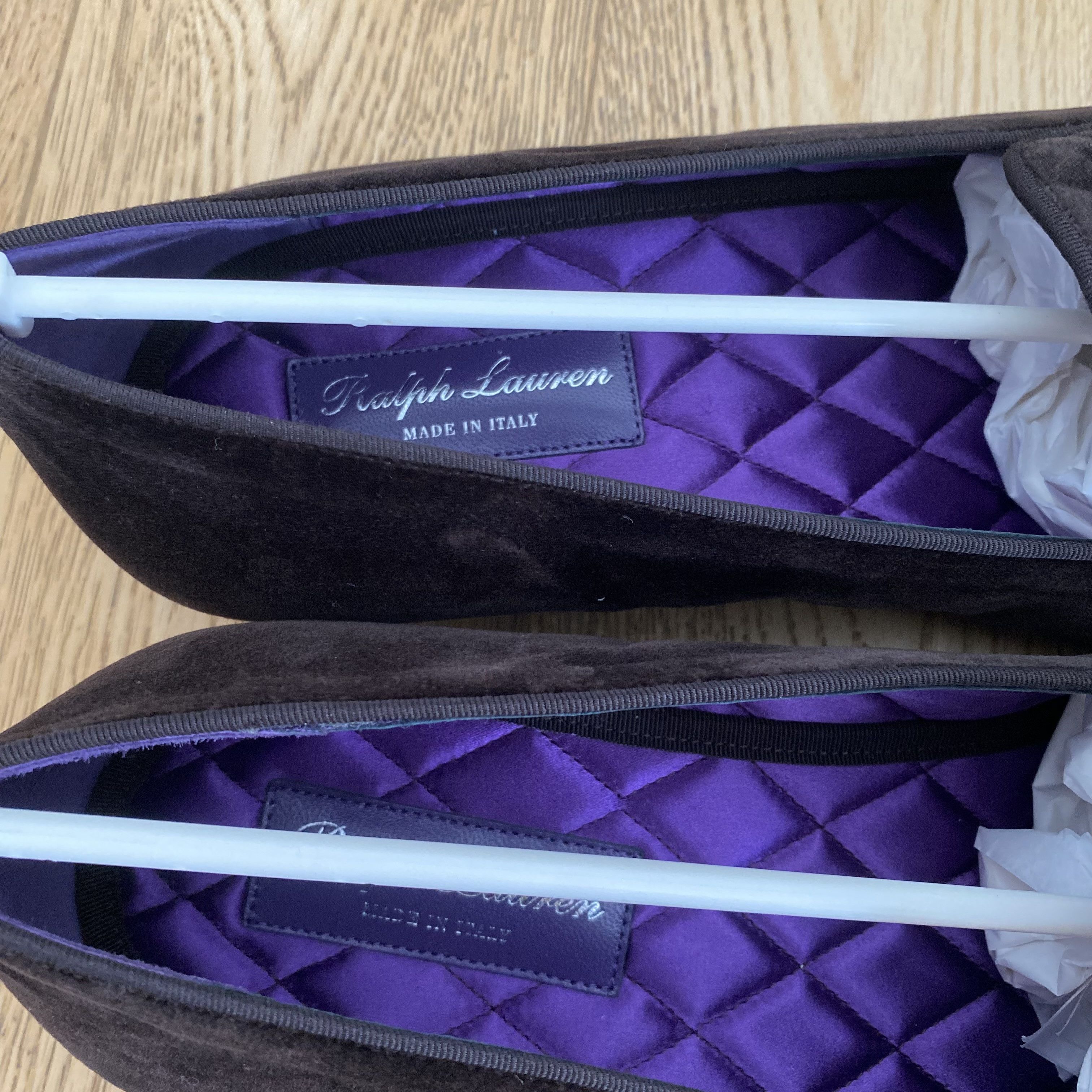 Ralph Lauren Purple Label Ralph Lauren Purple Label Alonzo Velvet Loafers Slippers Size US 13 / EU 46 - 6 Thumbnail