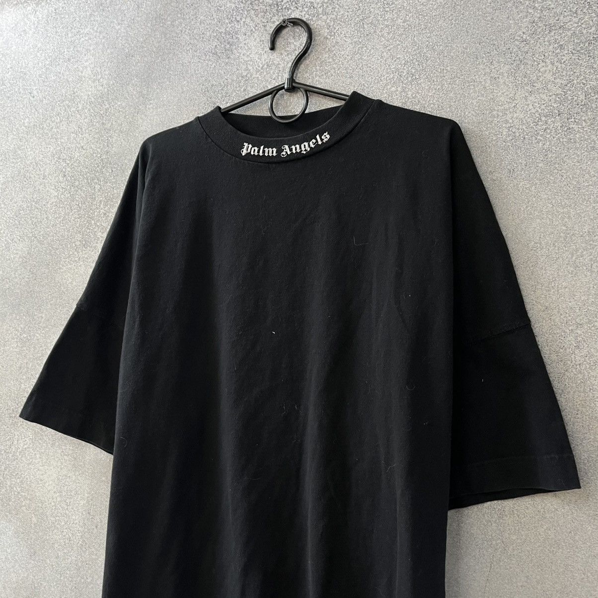 Palm Angels Palm Angels black Big logo oversize t-shirt tee Size US S / EU 44-46 / 1 - 7 Thumbnail