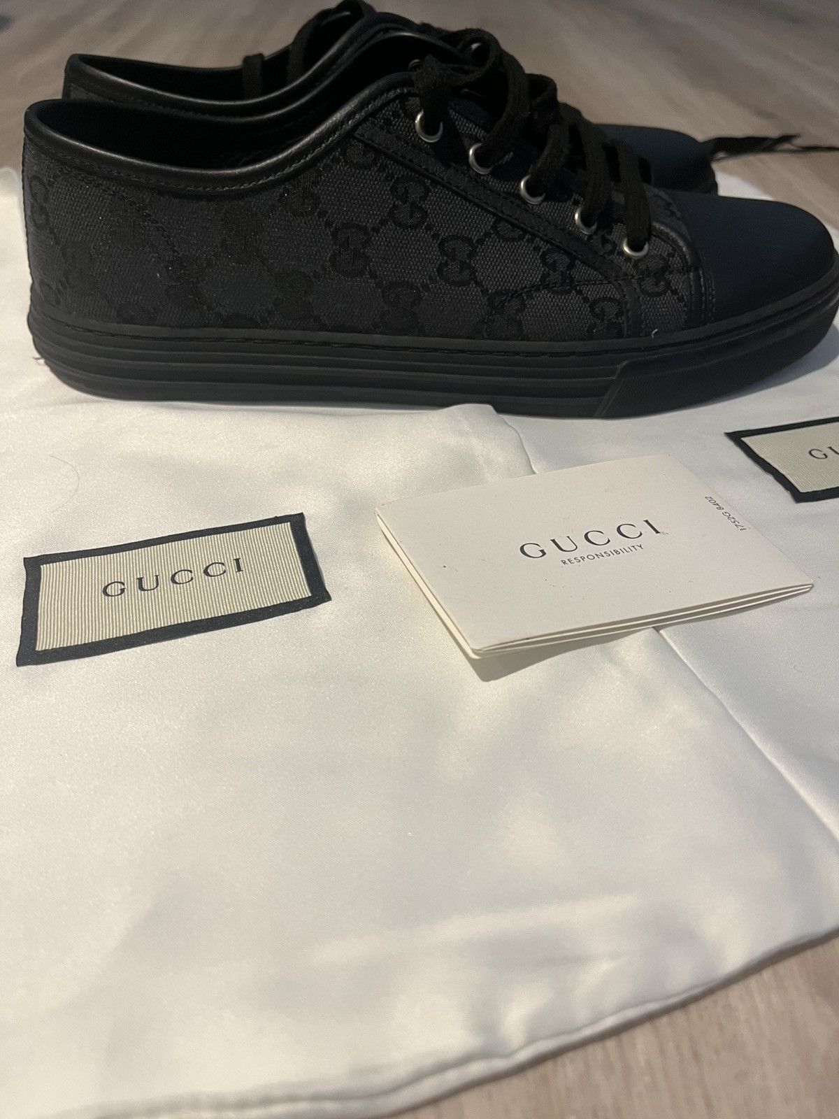Gucci Gucci GG Monogram Canvas Low Trainers Size US 9.5 / EU 42-43 - 4 Thumbnail