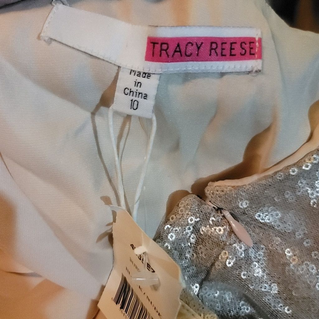 Other NWT Tracy Reese Gold Sequin Dress Size L / US 10 / IT 46 - 9 Thumbnail