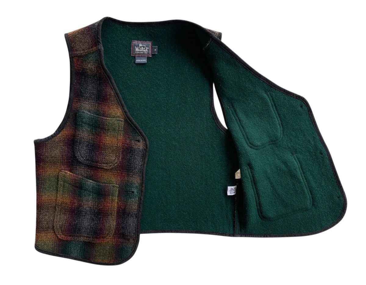 Woolrich Woolen Mills 90s Woolrich Plaid Wool Blend Gilet Vest Size US S / EU 44-46 / 1 - 3 Thumbnail