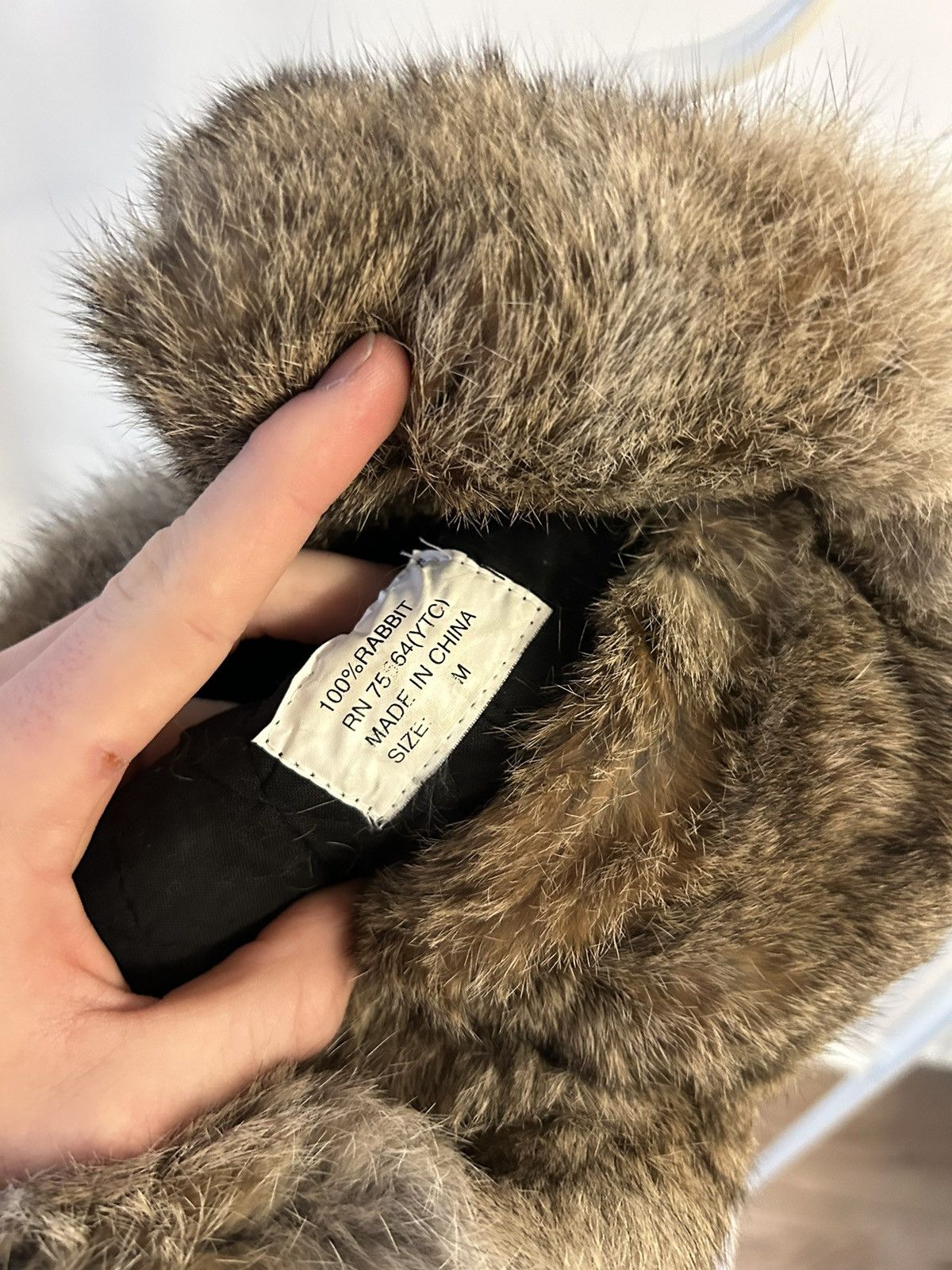 Vintage Vintage Natural Fur Ushanka Hat Size ONE SIZE - 7 Thumbnail