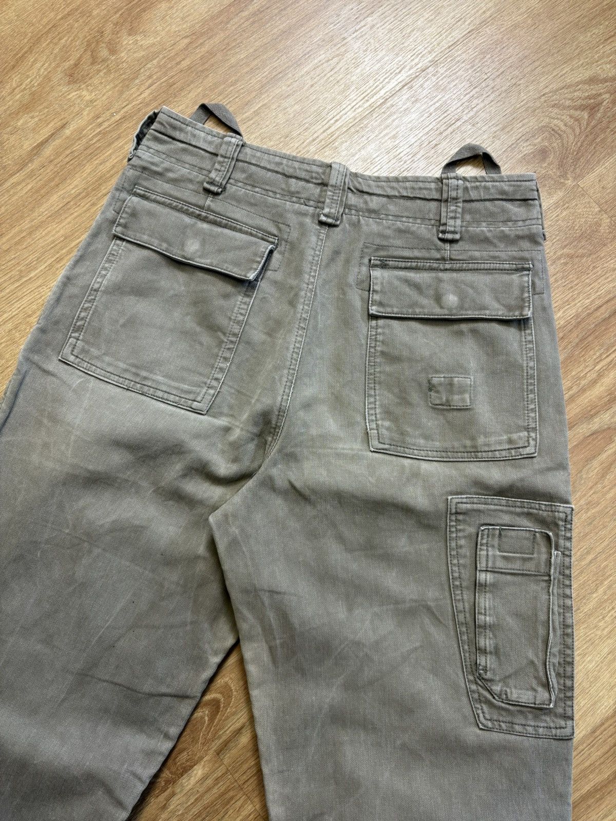 Vintage Vintage Bondage Khaki Green Technical Cargo Pants (32x30) Size US 32 / EU 48 - 9 Thumbnail