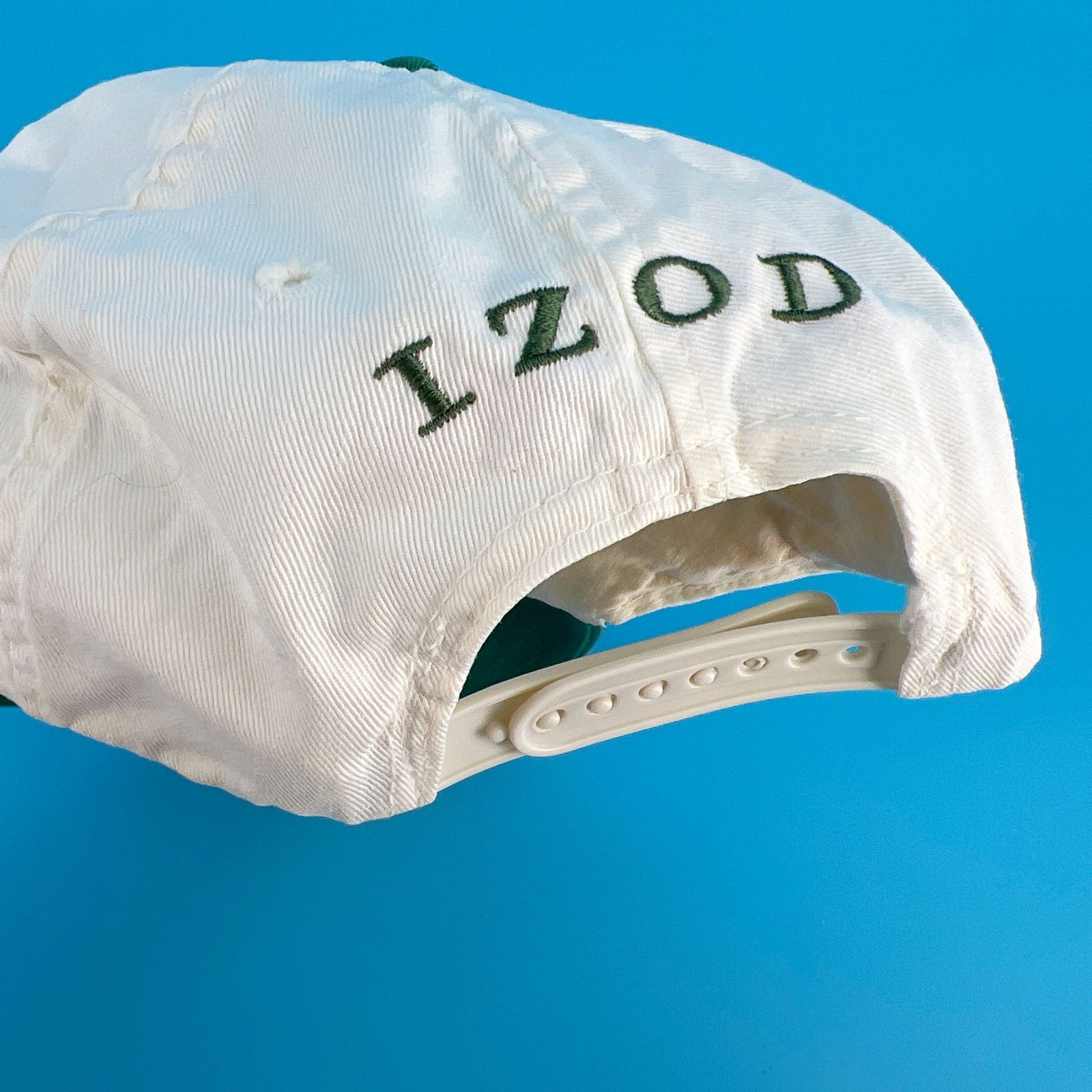 Izod × Vintage 90s IZOD two tone snap back hat 1990s vintage Size ONE SIZE - 2 Thumbnail