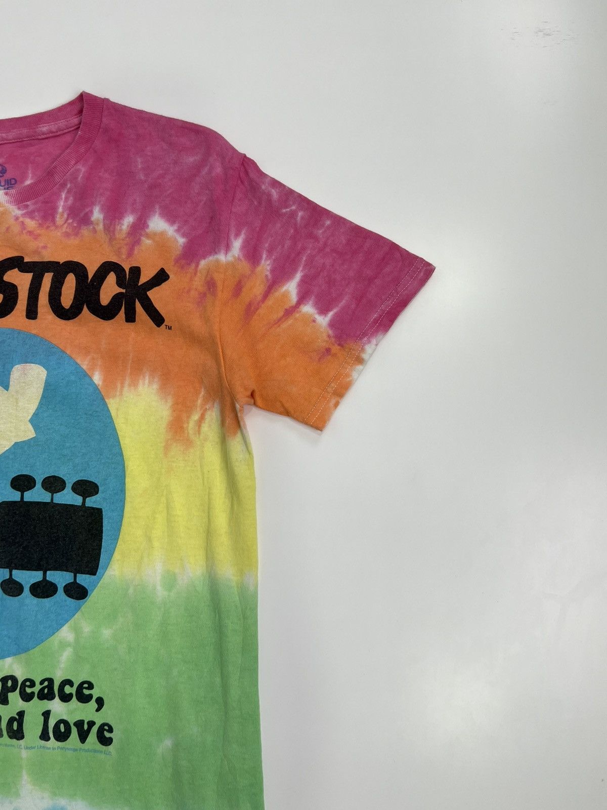 Band Tees Woodstock Liqiud Blue TieDye Tee Size US S / EU 44-46 / 1 - 3 Thumbnail