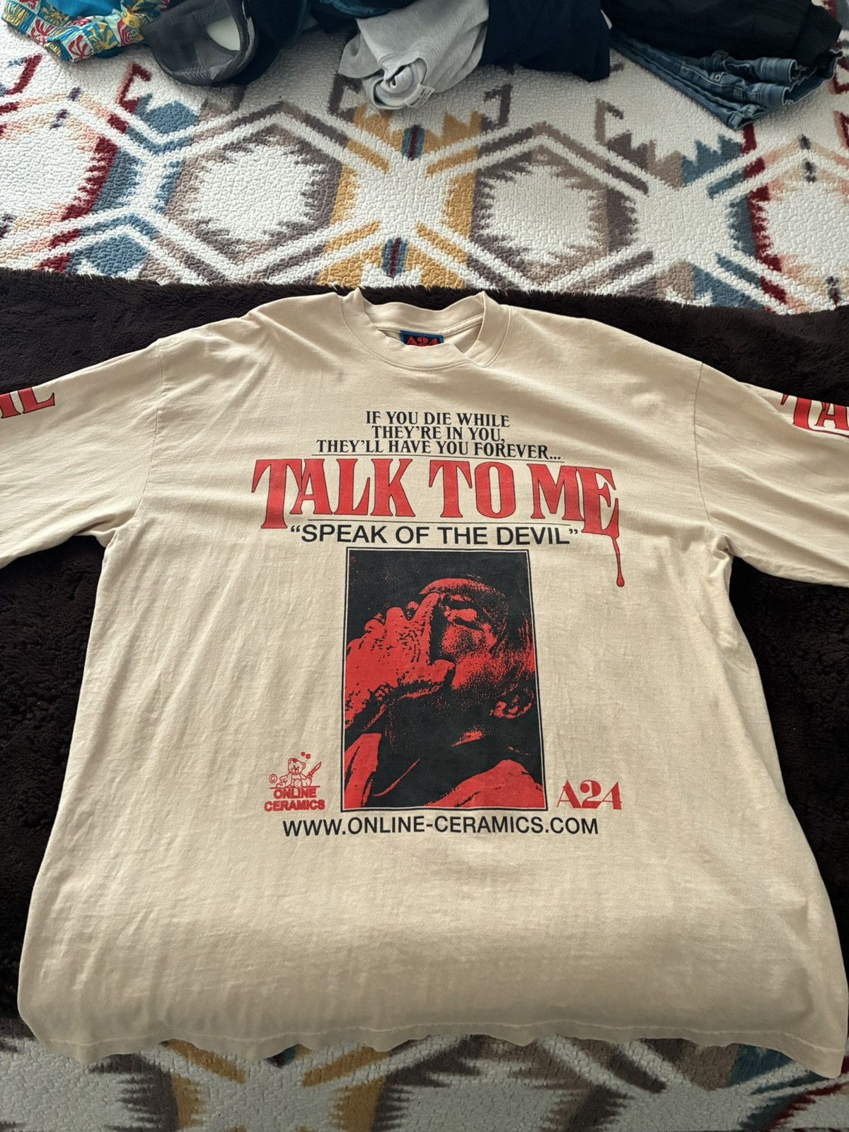Online Ceramics X A24 Talk To Me Long Sleeve T-Shirt
