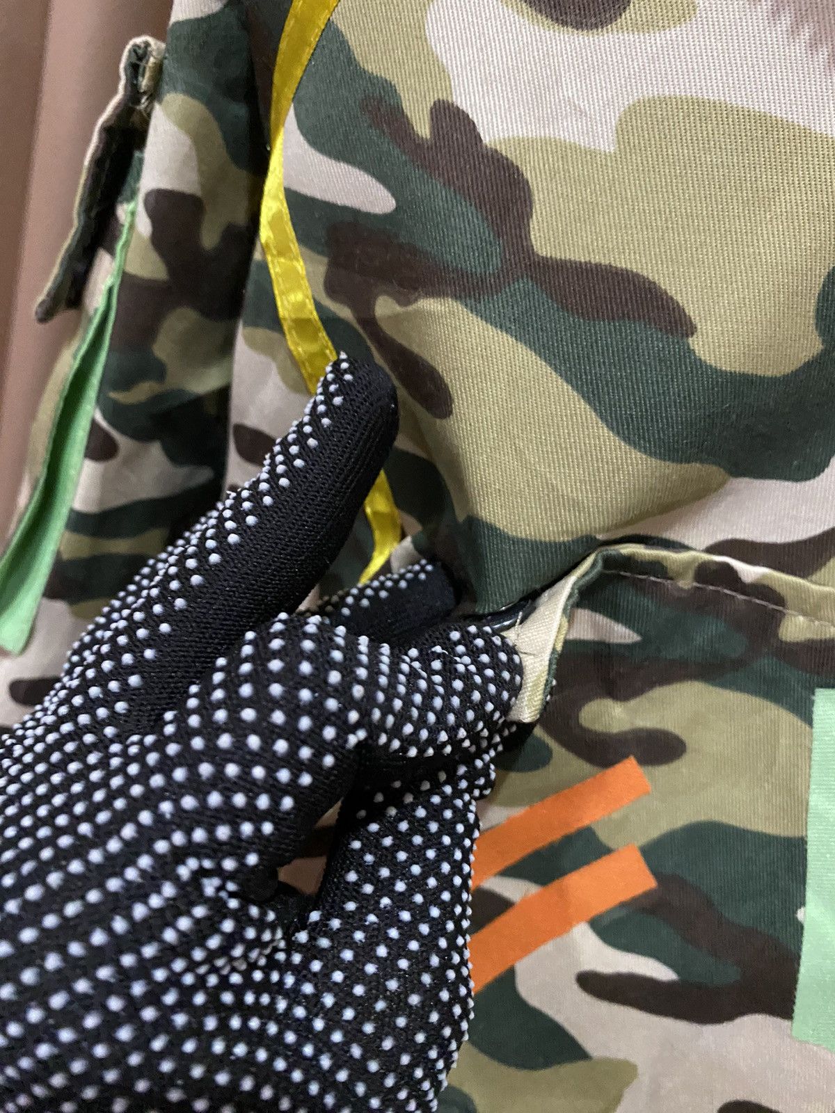 Other Camouflage Utility Jacket with Neon Accents Unique Outerwear Size US M / EU 48-50 / 2 - 5 Thumbnail