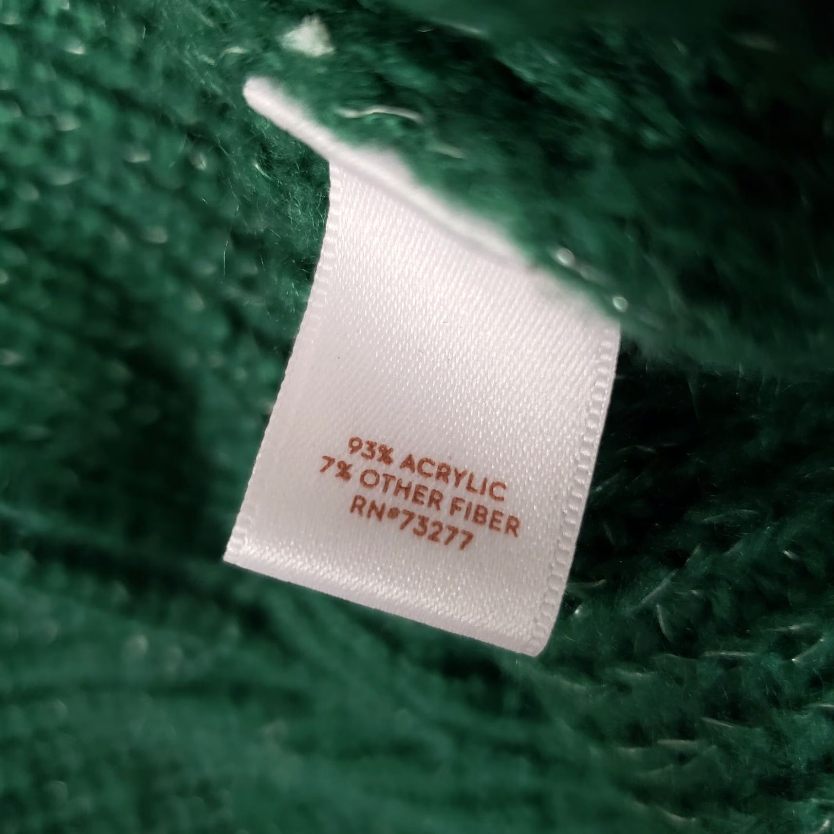 Vintage LC Lauren Conrad Womens Sweater XS Green Long Sleeve Pullover Size XS Women Size XS / US 0-2 / IT 36-38 - 5 Thumbnail