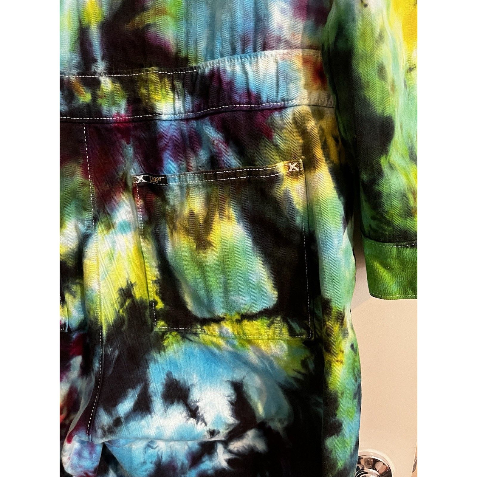 Lee Lee Union Alls Coveralls XL Tie Dye Workwear Jumpsuit Size US 40 / EU 56 - 8 Thumbnail