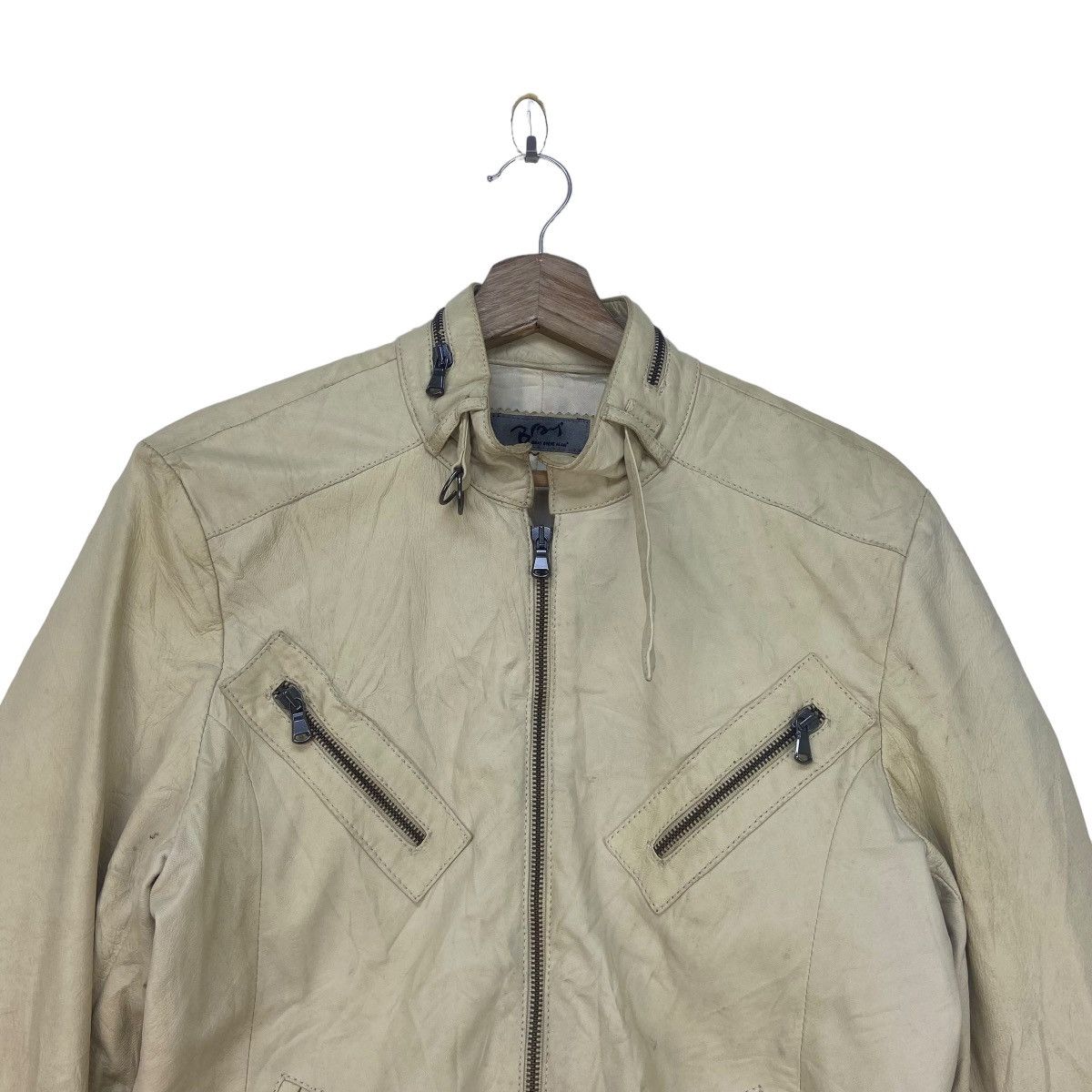 Bray Steve Alan Made in Italy Bray Steve Alan Biker Leather Jacket Size US S / EU 44-46 / 1 - 3 Thumbnail