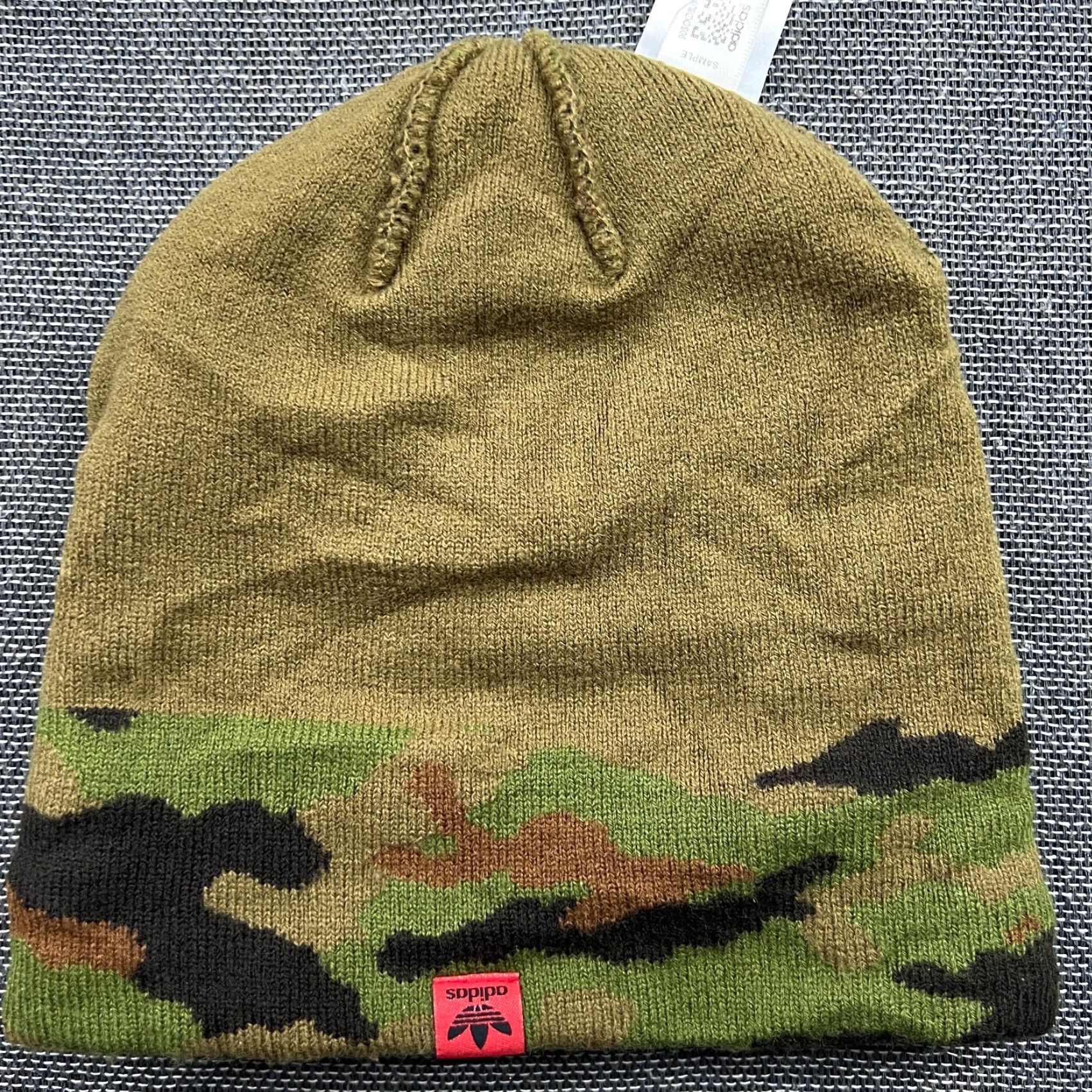 Adidas VINTAGE Chicago Bulls adidas Beanie Hat One Size camo OSFA Sample Cuffed Size ONE SIZE - 3 Thumbnail