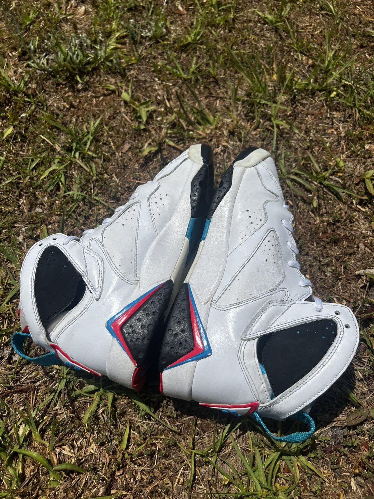 Jordan Brand CLEAN Air Jordan 7 size 6 VII Orion Blue 2011 shoes Size US 6 / EU 39 - 8 Thumbnail