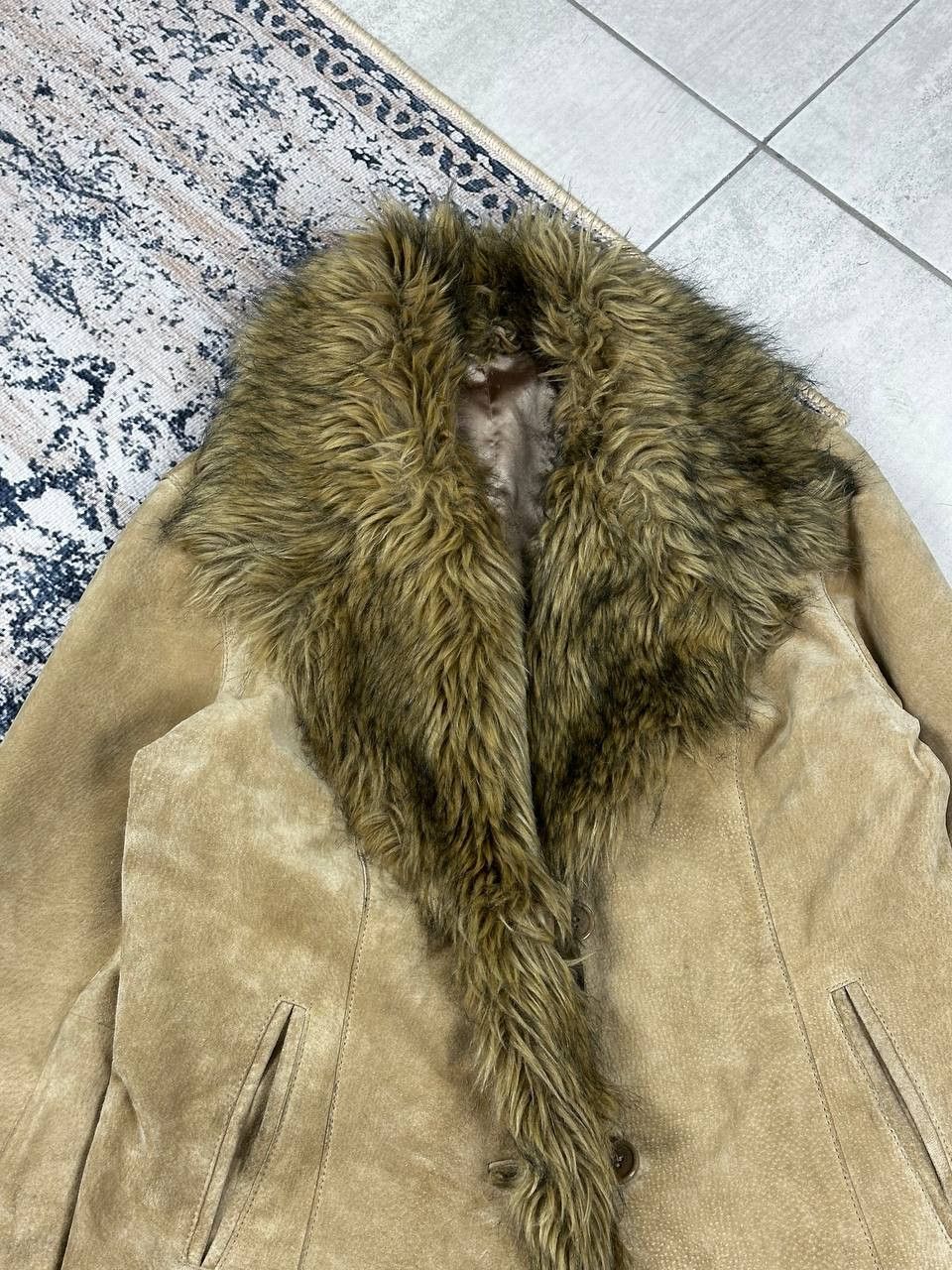 Japanese Brand Vintage Japanese Fur Cropped Suede Style Bomber Y2K Size M / US 6-8 / IT 42-44 - 6 Thumbnail