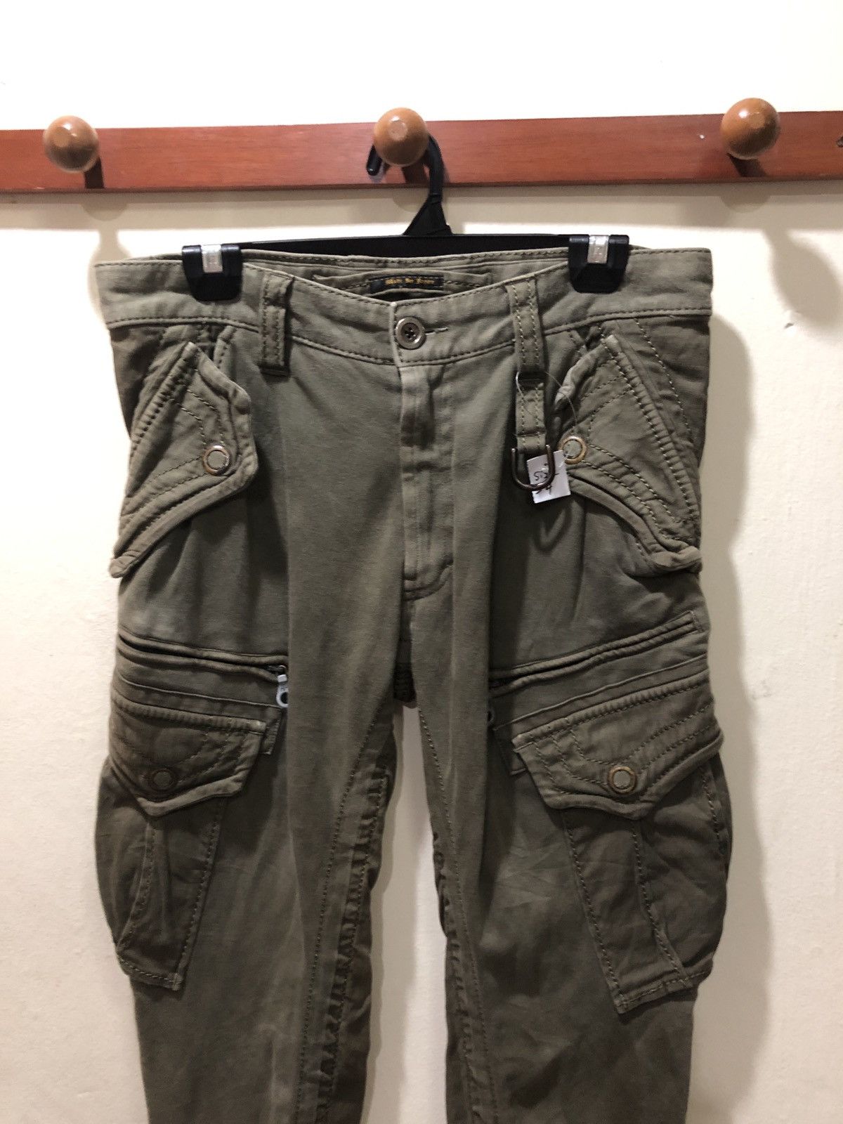 Japanese Brand CHERRY SUNBURST RIRI ZIPPER CARGO PANT Size US 34 / EU 50 - 2 Thumbnail