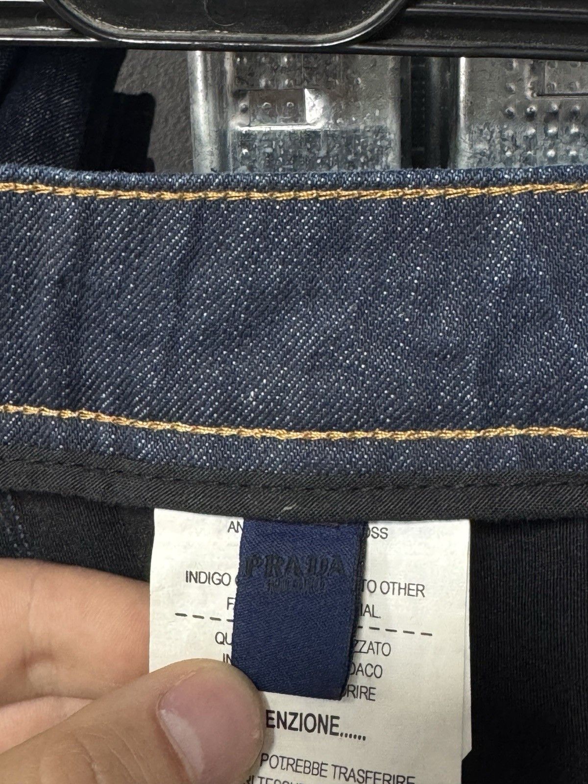 Prada PRADA Milano Indigo Wash Denim Jeans Straight Fit Made Italy Size US 31 - 15 Thumbnail