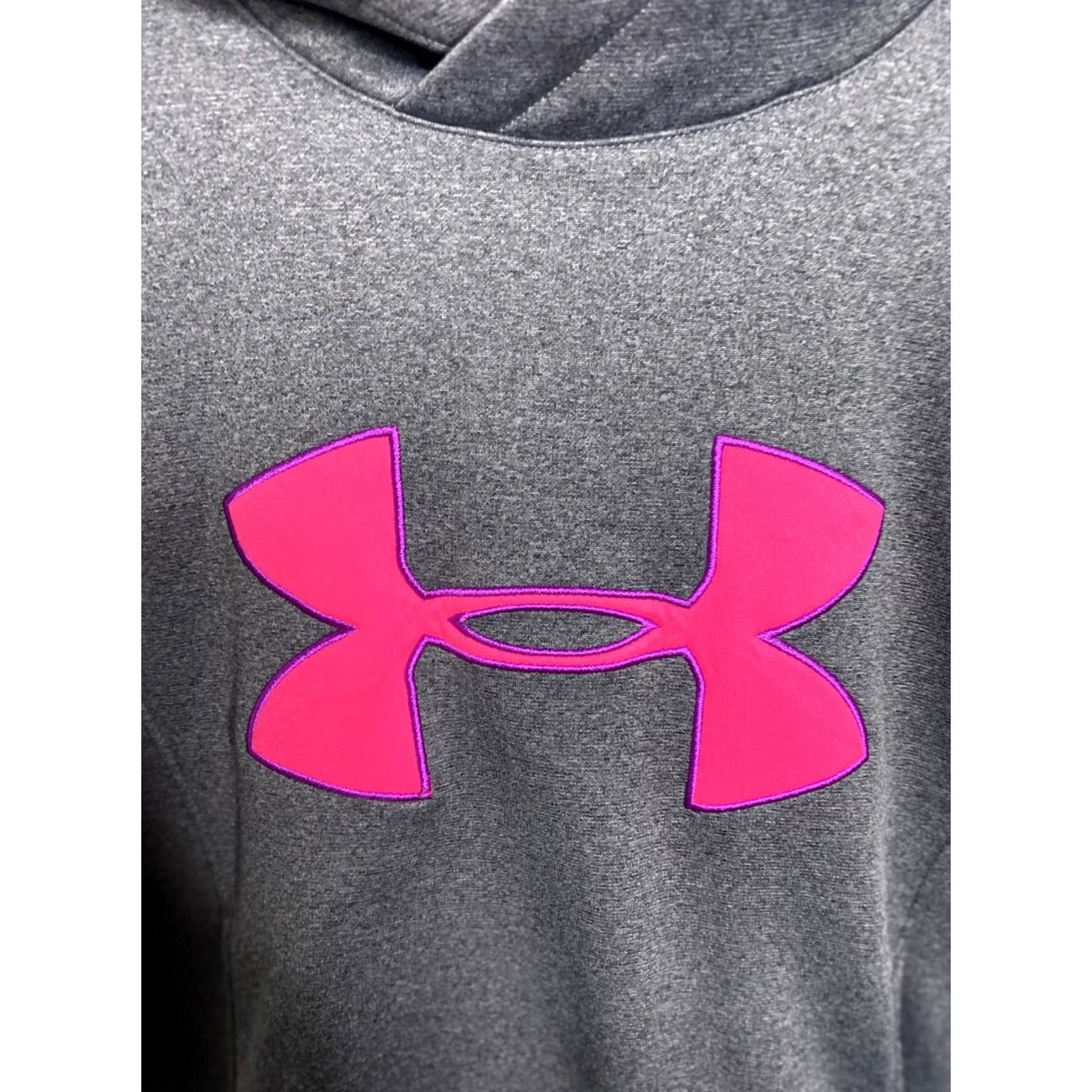 Under Armour Under Armour Pullover Storm Sweater Women Size M Gray Cotton Blend Fleece Logo Hoodie Casual 8/10 Mens? Size M / US 6-8 / IT 42-44 - 2 Thumbnail