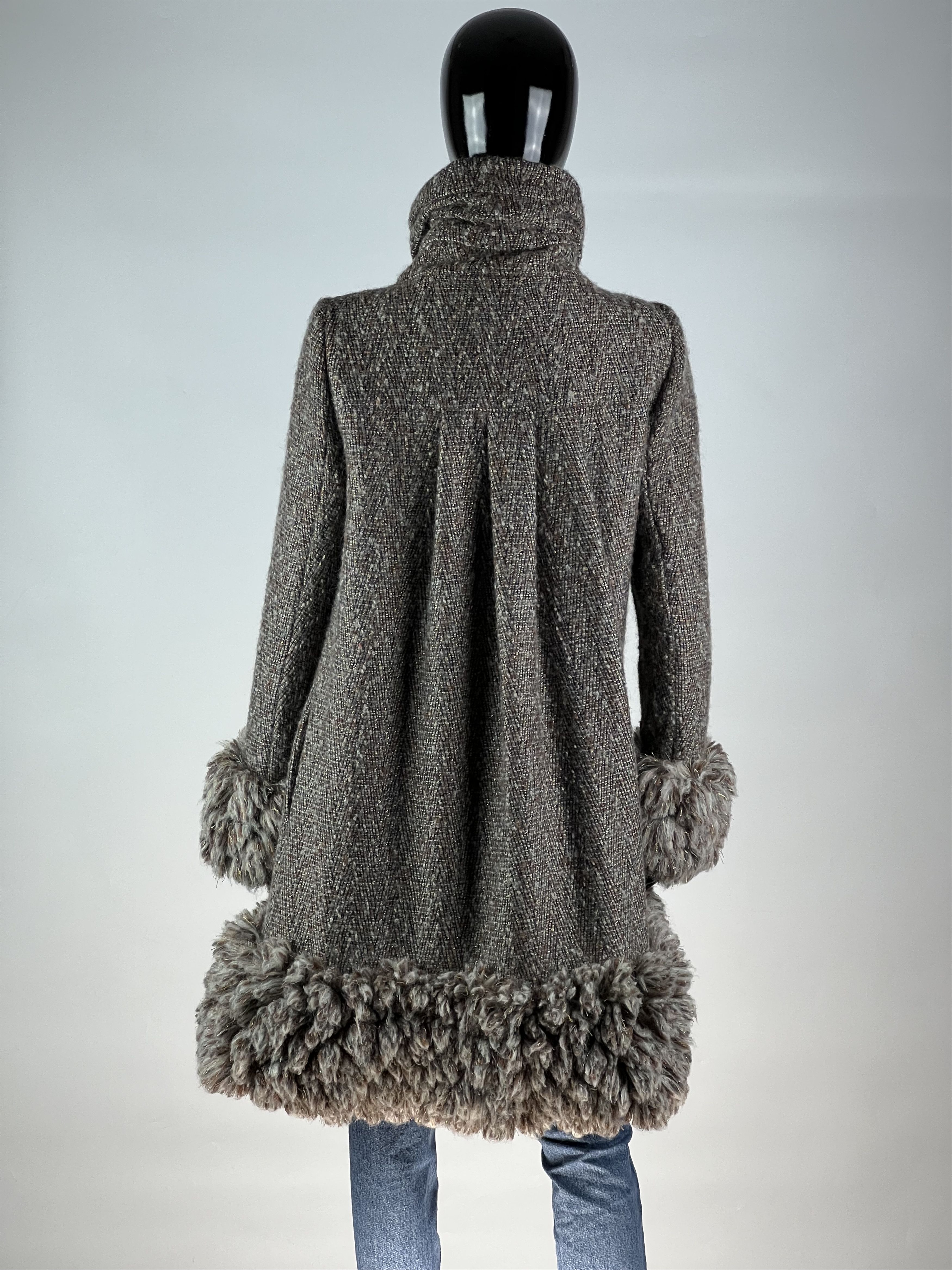 Diane von Furstenberg Diane Von Furstenberg Wool Mohair Heavy Coat Size US8 Size M / US 6-8 / IT 42-44 - 3 Thumbnail