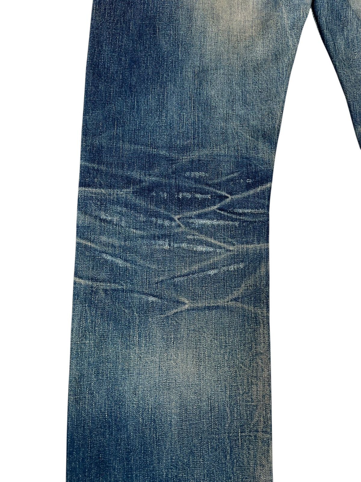 Full Count & Co. Trashed VTG Full Count Aging Dirty Mud Denim Selvedge Jeans Size US 32 / EU 48 - 18 Thumbnail