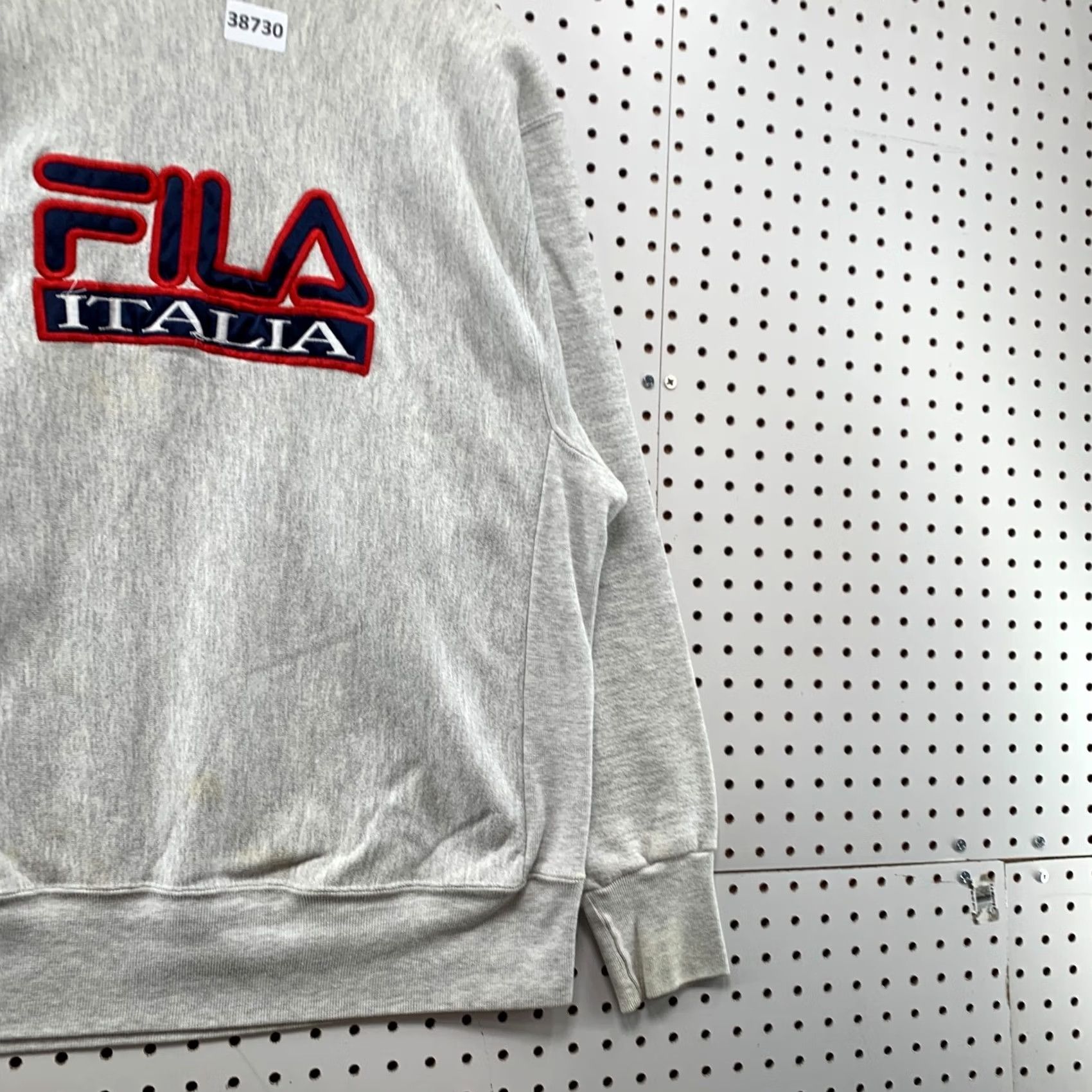 Fila VINTAGE FILA Crewneck Sweatshirt Mens XL Embroidered Reverse Weave USA 90s Gray Pullover Heavyweight 90s Mens Size US XL / EU 56 / 4 - 7 Thumbnail
