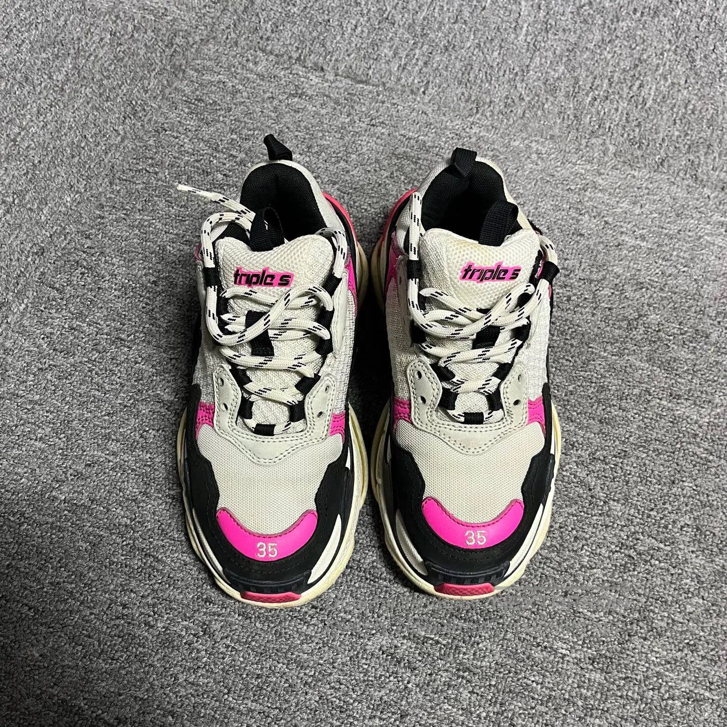 Balenciaga Balenciaga Triple S mesh low-top dad shoes| Size US 4.5 / IT 34.5 - 1 Thumbnail