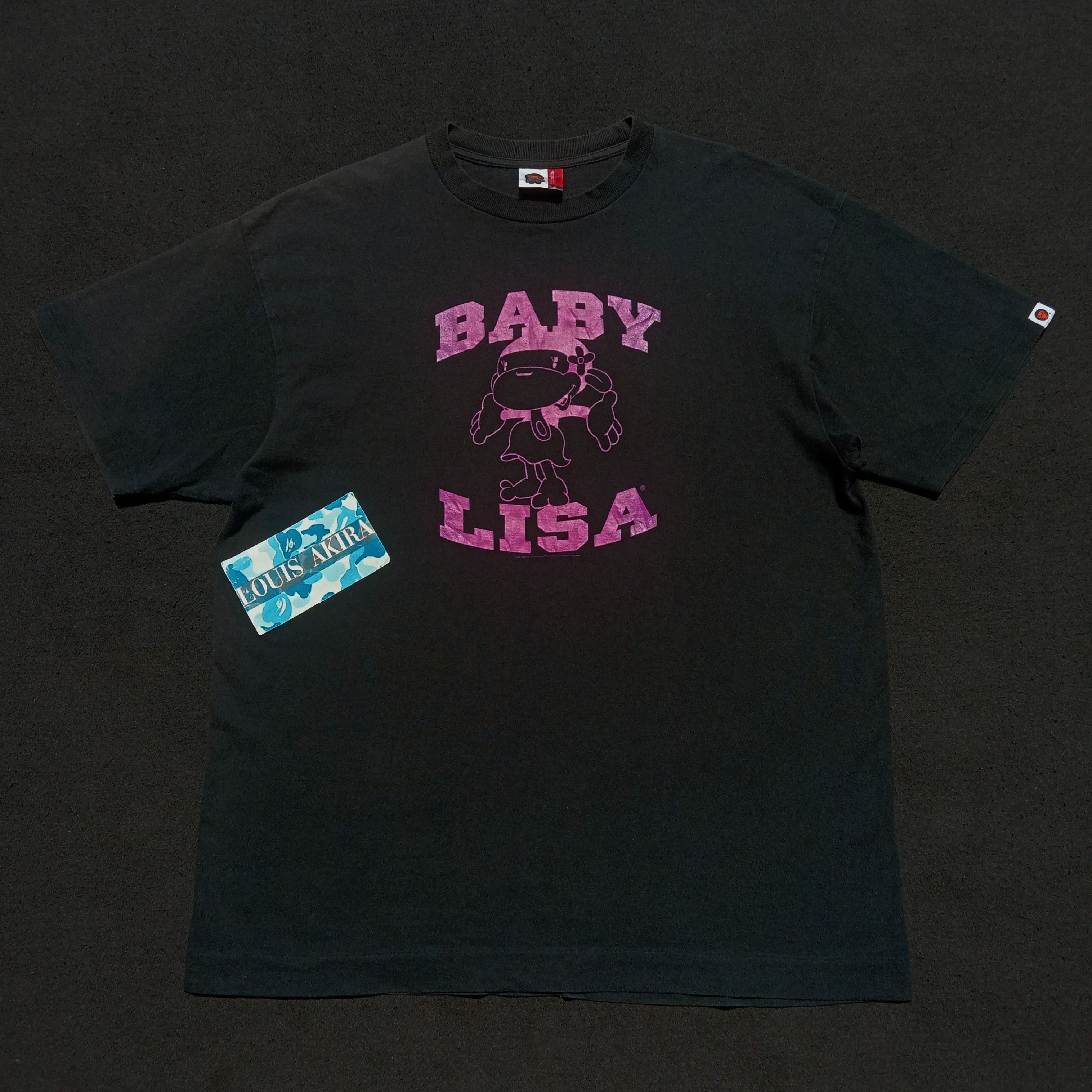 image of Bape Baby Lisa Tee (2006) in Black, Men's (Size XL)