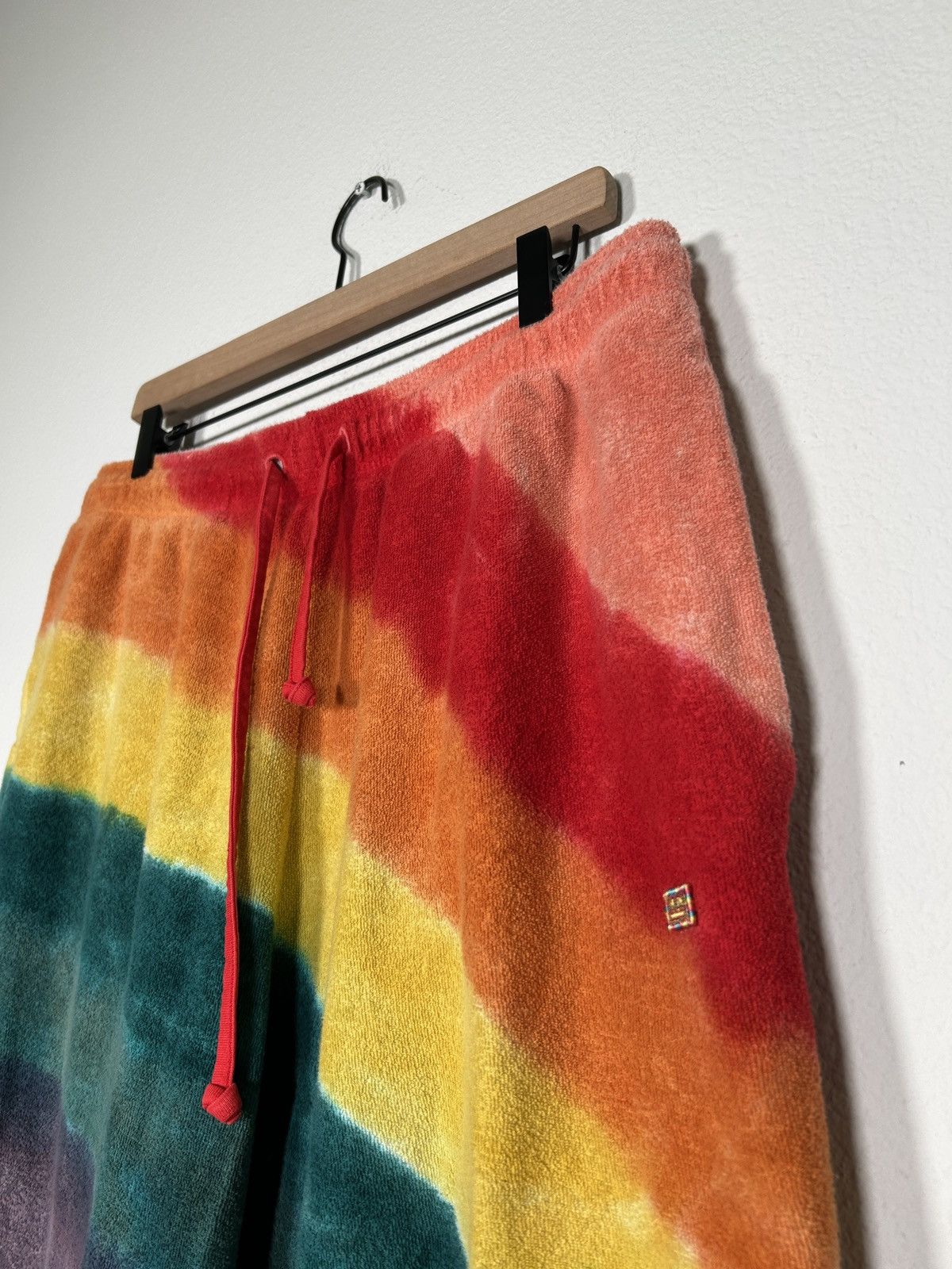 Acne Studios Rainbow Dyed Terry Cloth Shorts Size US 34 / EU 50 - 3 Thumbnail