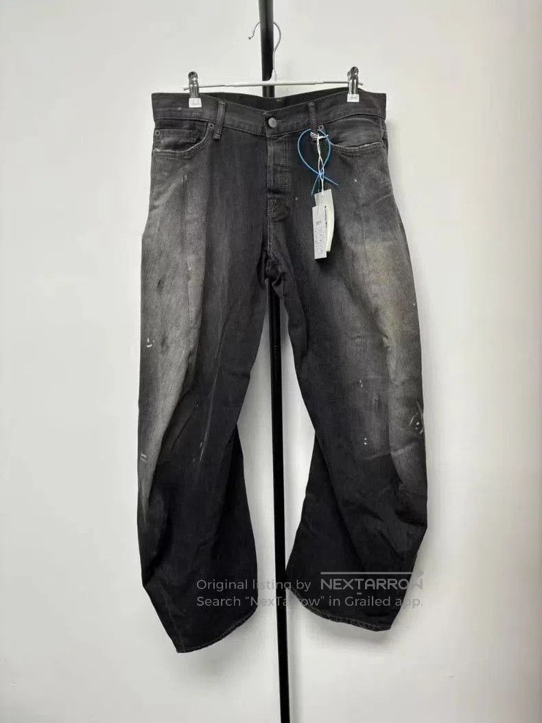 Acne Studios Acne Studios Splatter Wide-Leg Jeans. Size US 29 - 1 Thumbnail