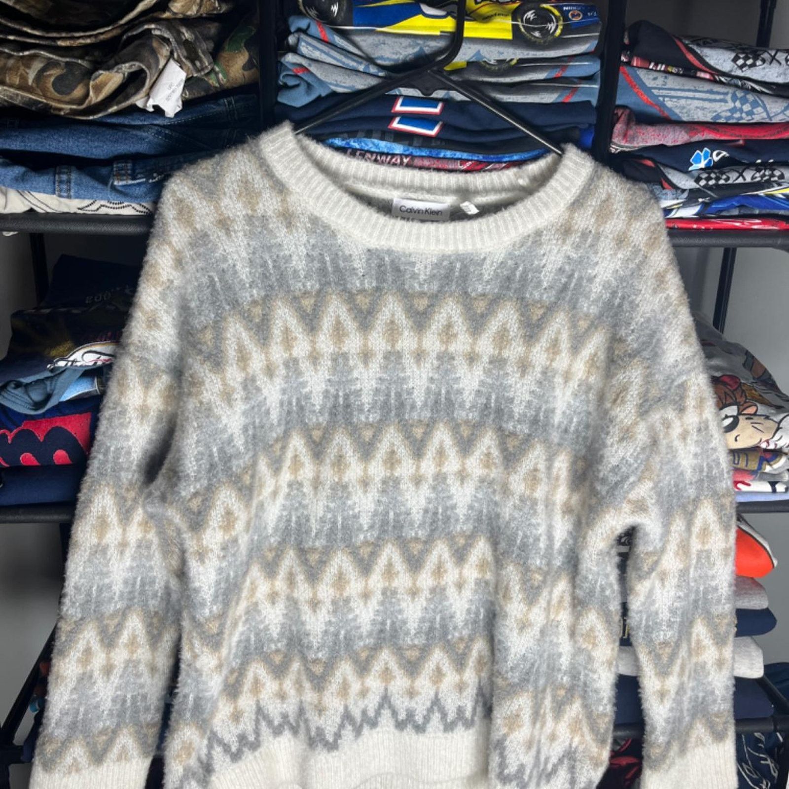 Calvin Klein Calvin klein womans fuzzy pattern Size L / US 10 / IT 46 - 1 Thumbnail