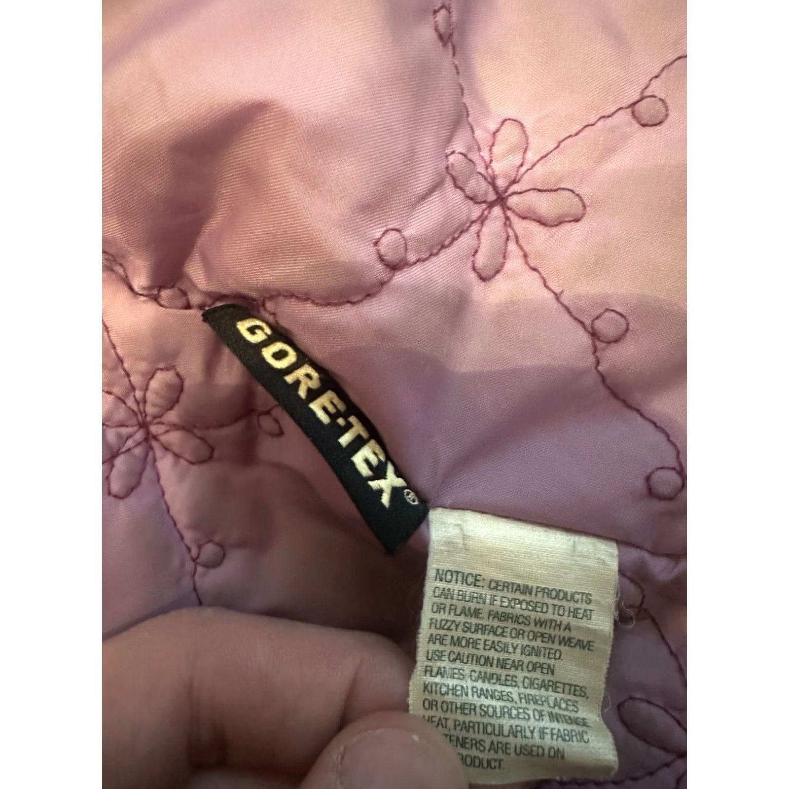 Vintage VINTAGE LL Bean Women’s Coat Parka Long Hooded Down Gore Tex Pink Medium 0BCS2 90s Womens Size M / US 6-8 / IT 42-44 - 6 Thumbnail