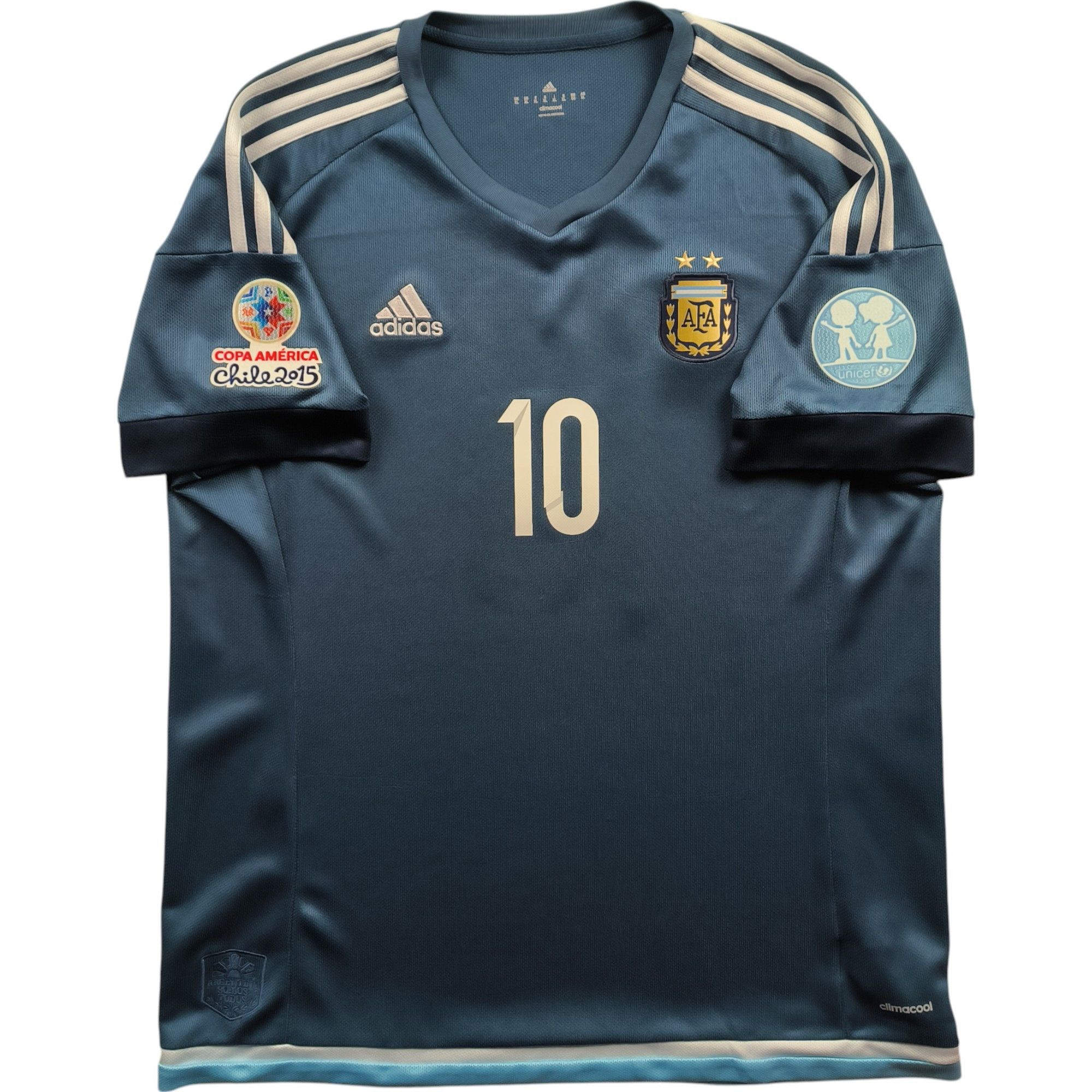 Adidas Argentina 2015-17 Adidas away Messi football jersey size XL Size US XL / EU 56 / 4 - 2 Thumbnail