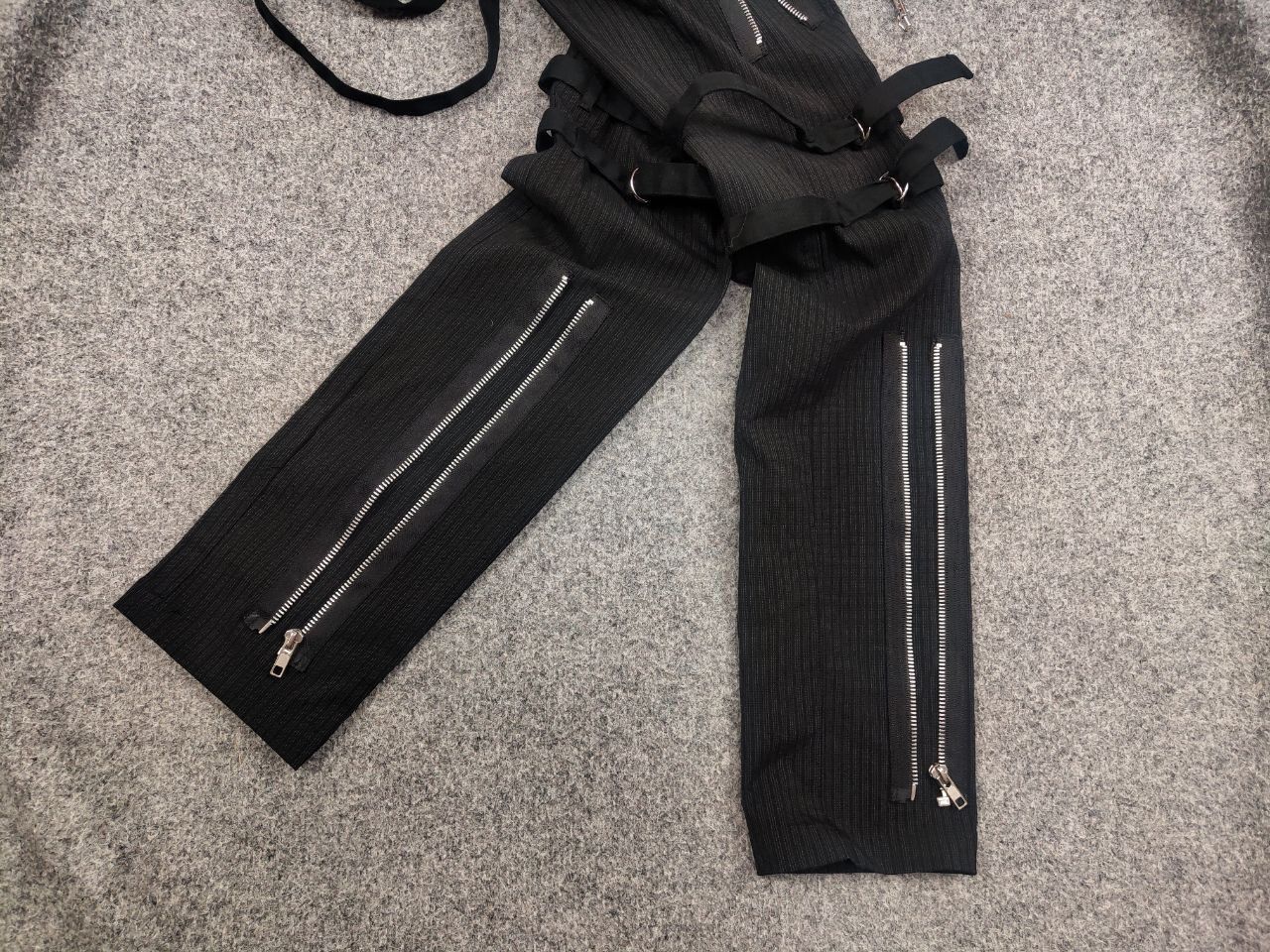 Japanese Brand Rare Mercy Y2K Bondage Zip Pants Cyber Punk Rave Techno Size 32" / US 10 / IT 46 - 4 Thumbnail