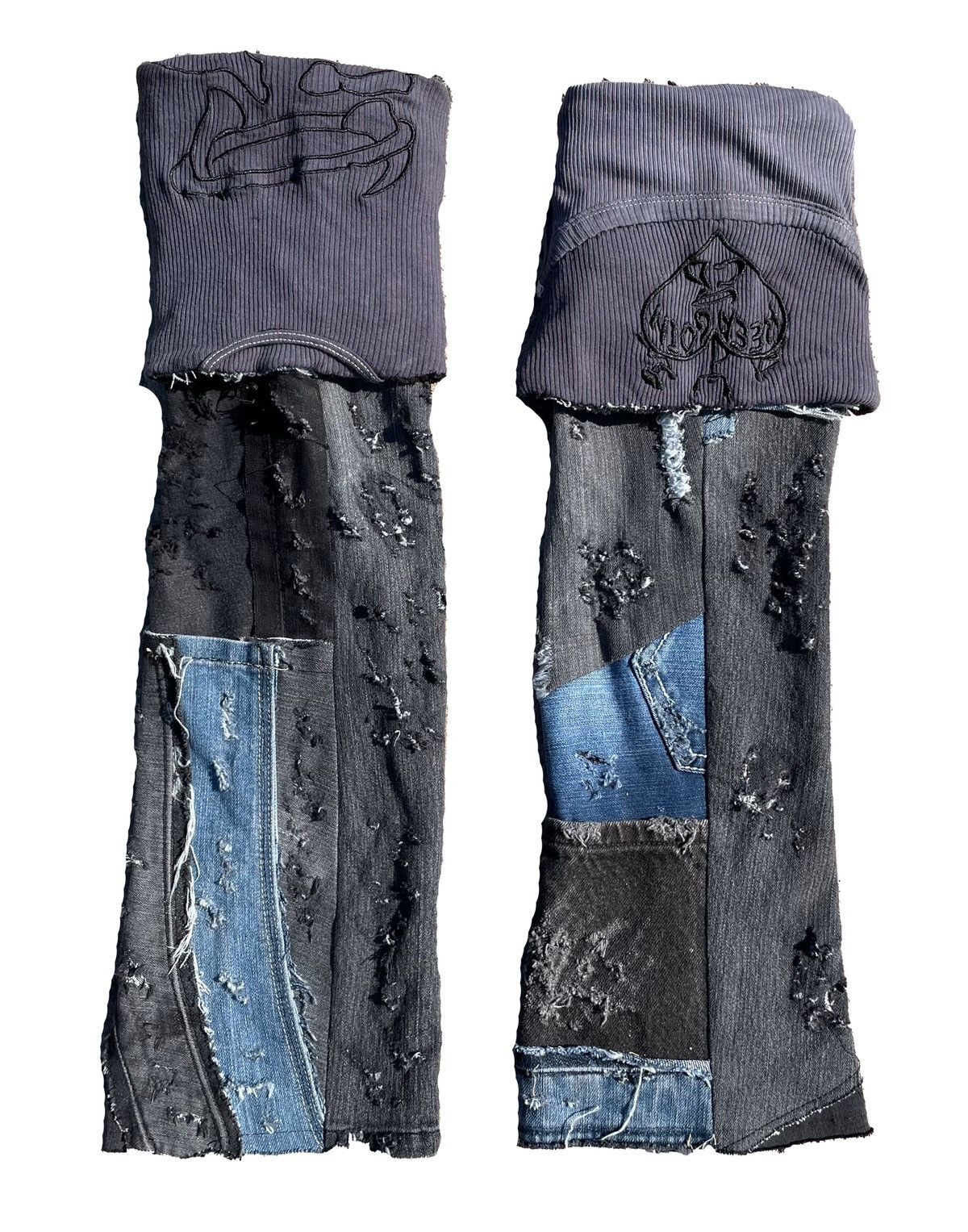 Designer Reversible Leg Warmers Size ONE SIZE - 1 Thumbnail