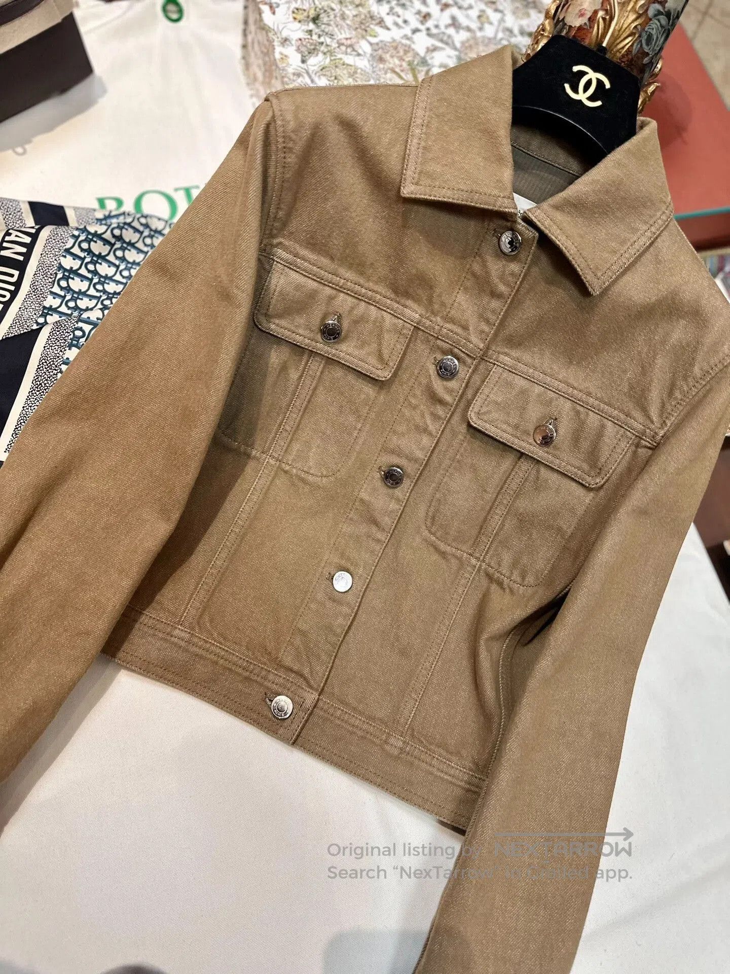 Hermes hermes vintage denim jacket for autumn winter. Size US M / EU 48-50 / 2 - 4 Thumbnail