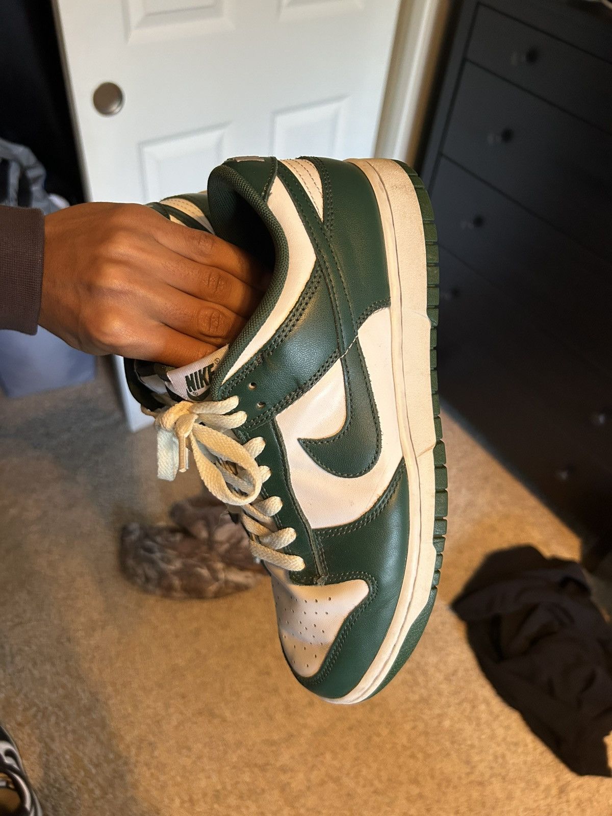 Nike Nike Dunk Low “Michigan State” Size US 9 / EU 42 - 3 Thumbnail