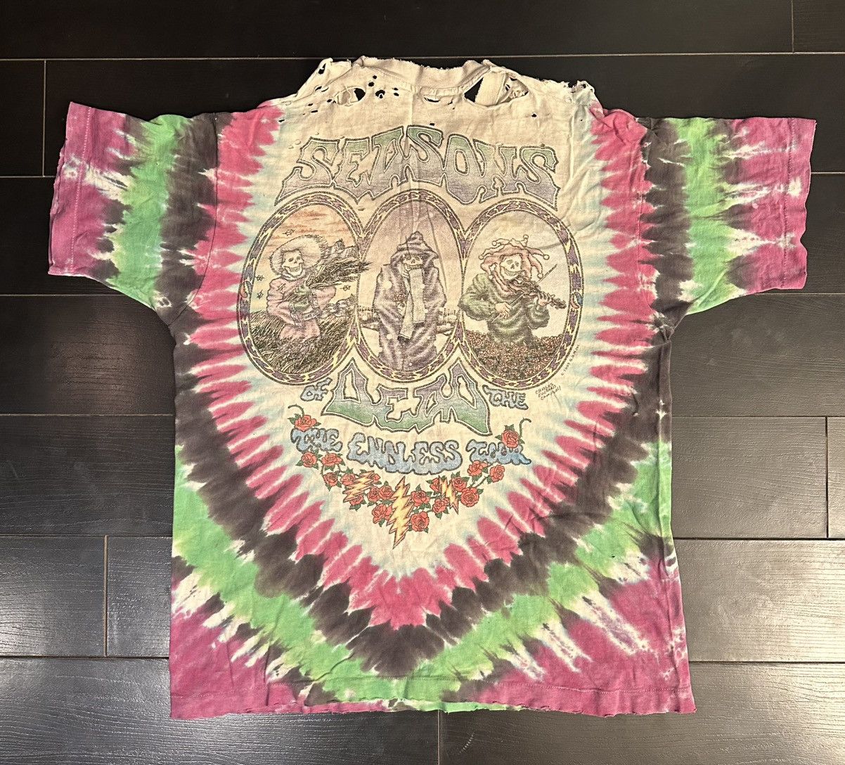Vintage *Rare* 1993 “Seasons of the Dead”, The Endless Tour Size US L / EU 52-54 / 3 - 8 Thumbnail