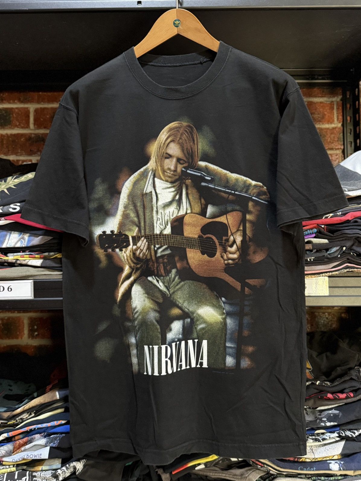 Band Tees Vintage 90s Nirvana Kurt Cobain Grunge Art Works Faded Tee Size US L / EU 52-54 / 3 - 1 Thumbnail